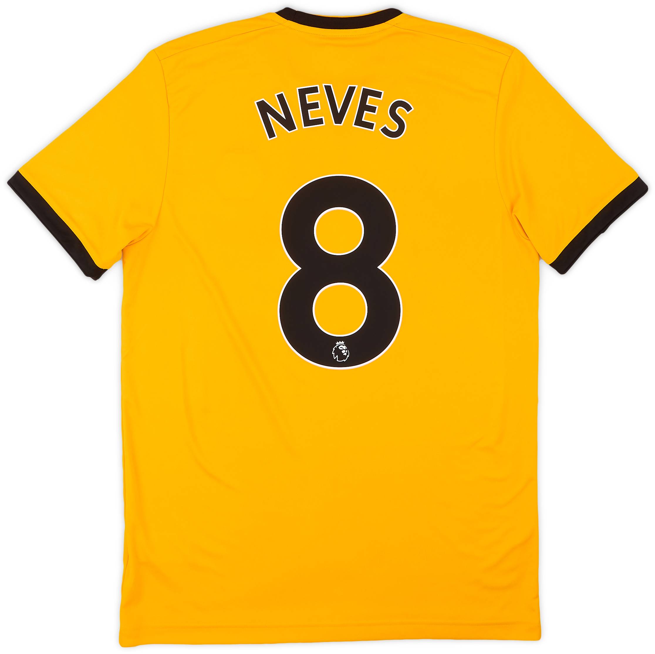 2018-19 Wolves Home Shirt Neves #8 - 9/10 - (M)
