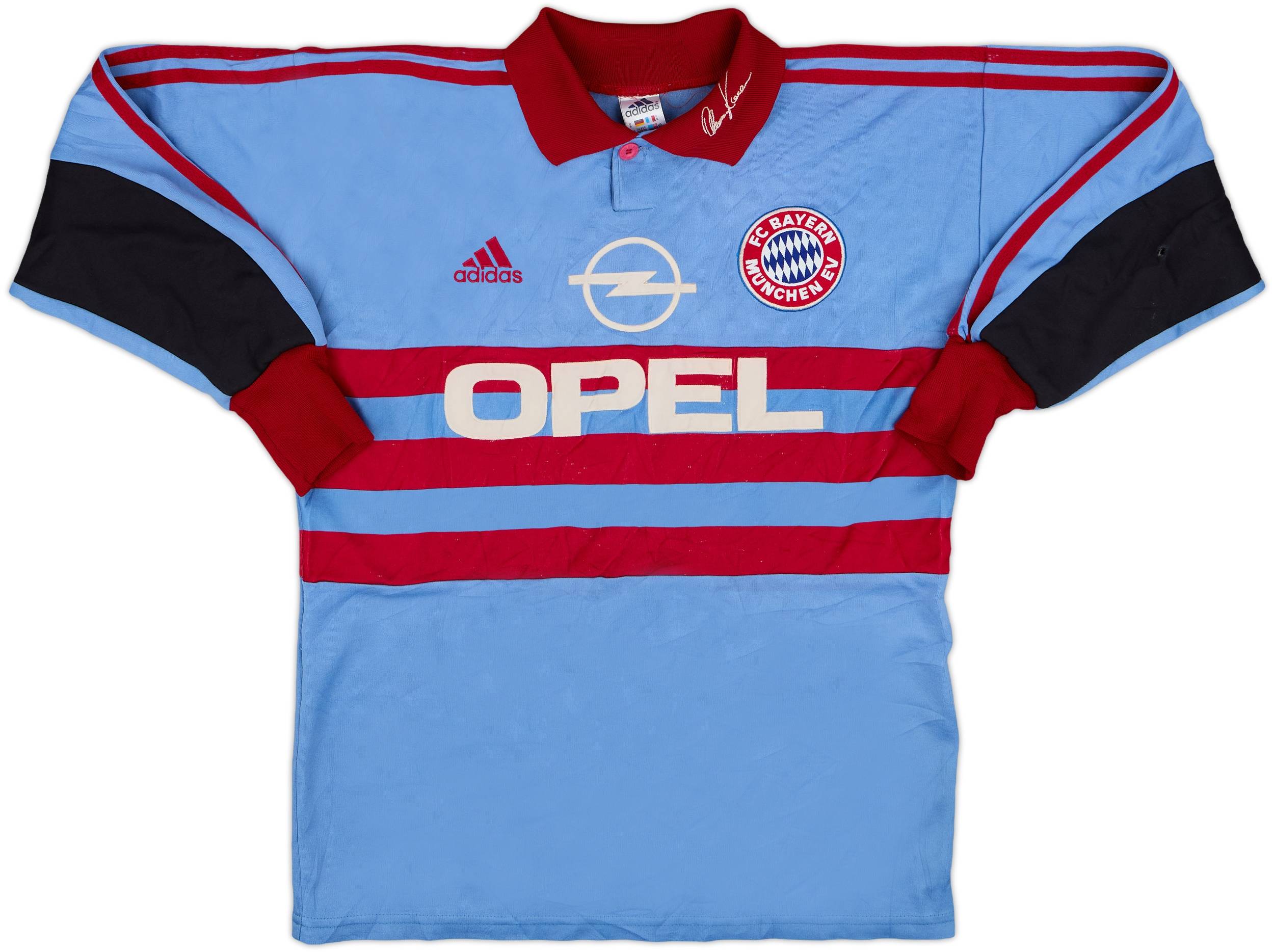 1998-99 Bayern Munich GK Shirt Kahn #1 - 7/10 - (S)