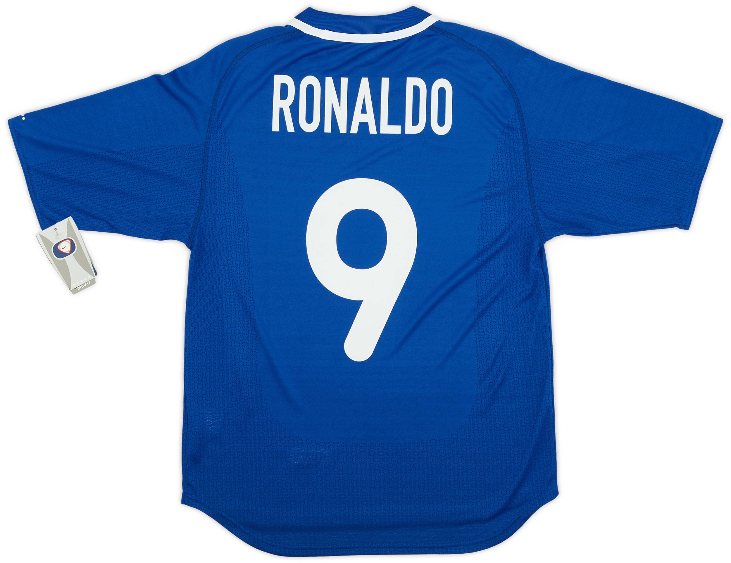 2000-02 Brazil Away Shirt Ronaldo #9 (S)