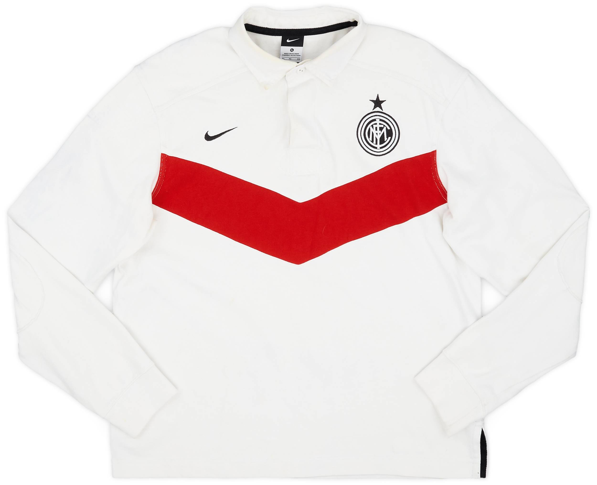 2011-12 Inter Milan Nike L/S Rugby Shirt - 6/10 - (XL)
