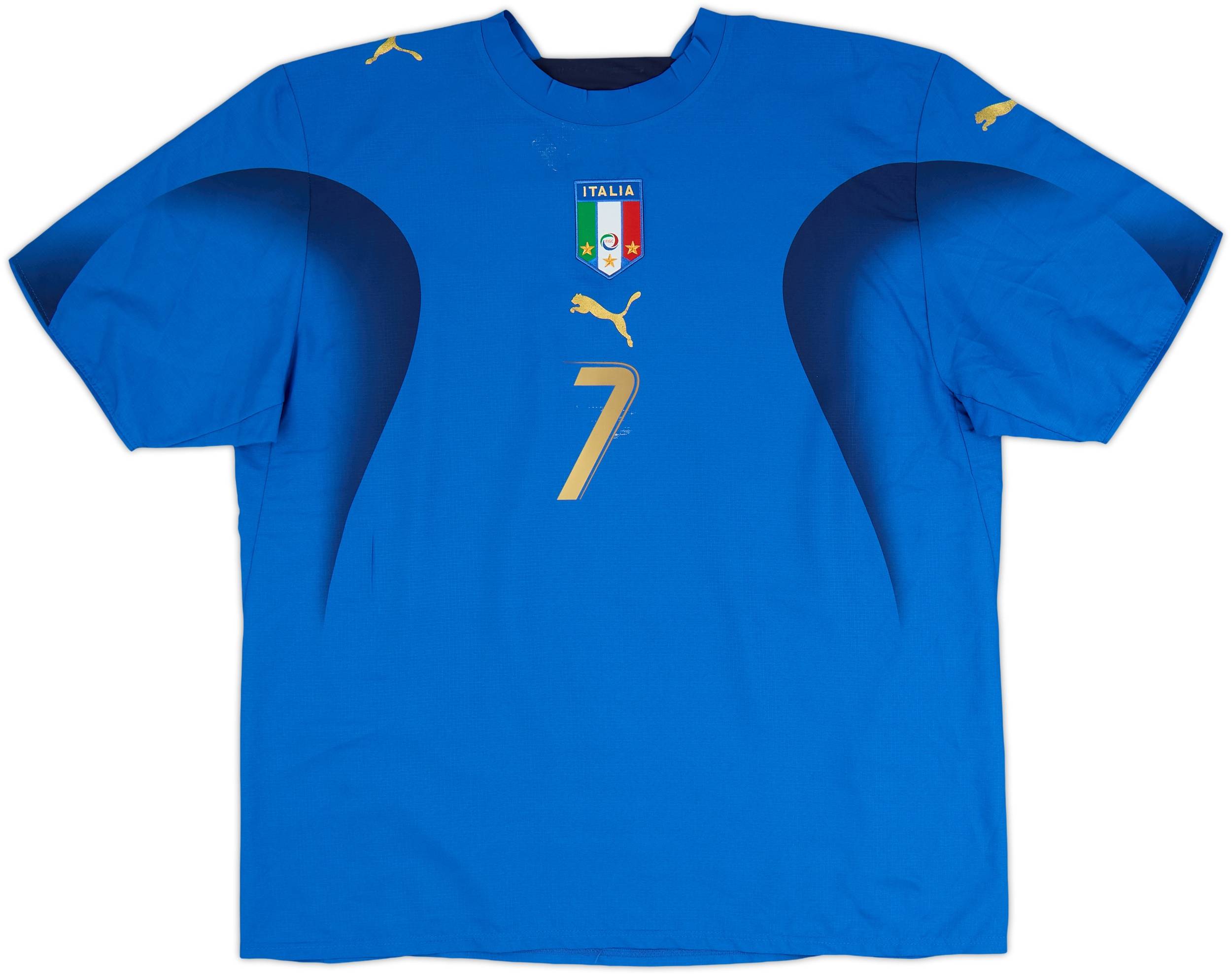 2006 Italy Home Shirt Del Piero #7 - 7/10 - (XL)