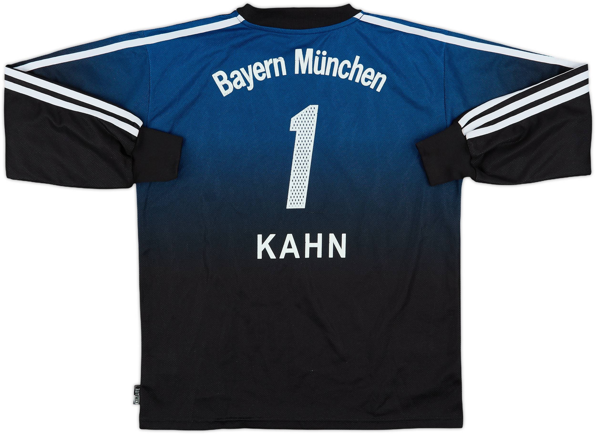 2003-04 Bayern Munich GK Shirt Kahn #1 - 6/10 - (XL.Boys)