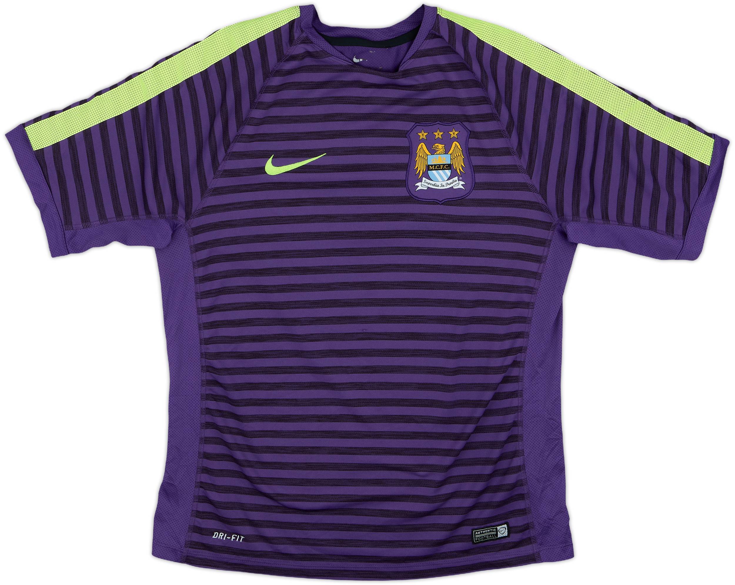 2014-15 Manchester City Nike Training Shirt - 7/10 - (M)
