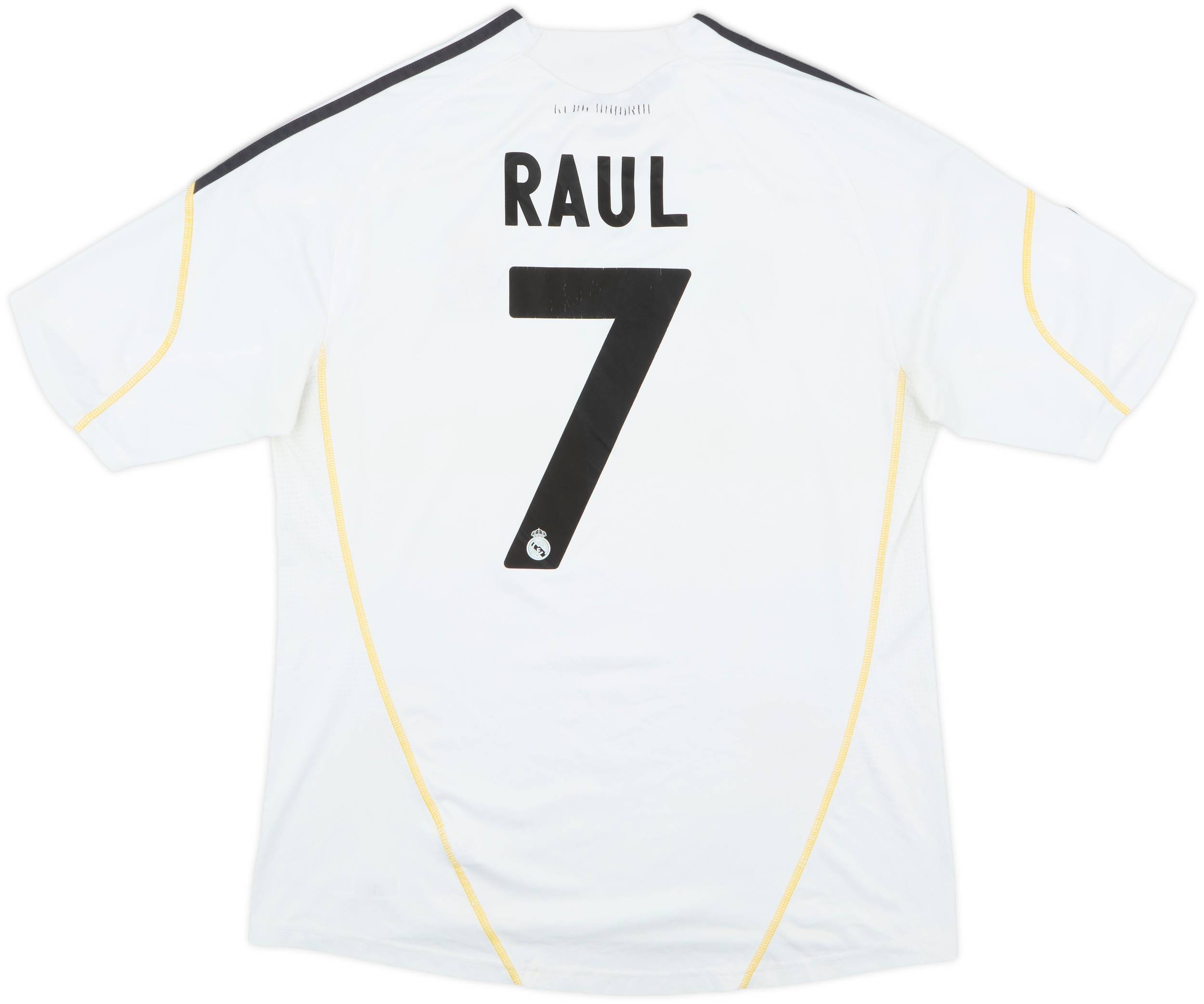 【正規品】adidas Real Madrid シャツ ホワイト 7 RAUL Real Madrid 2003-2004 Home Jersey #7 Raul Gonzalez Adidas M