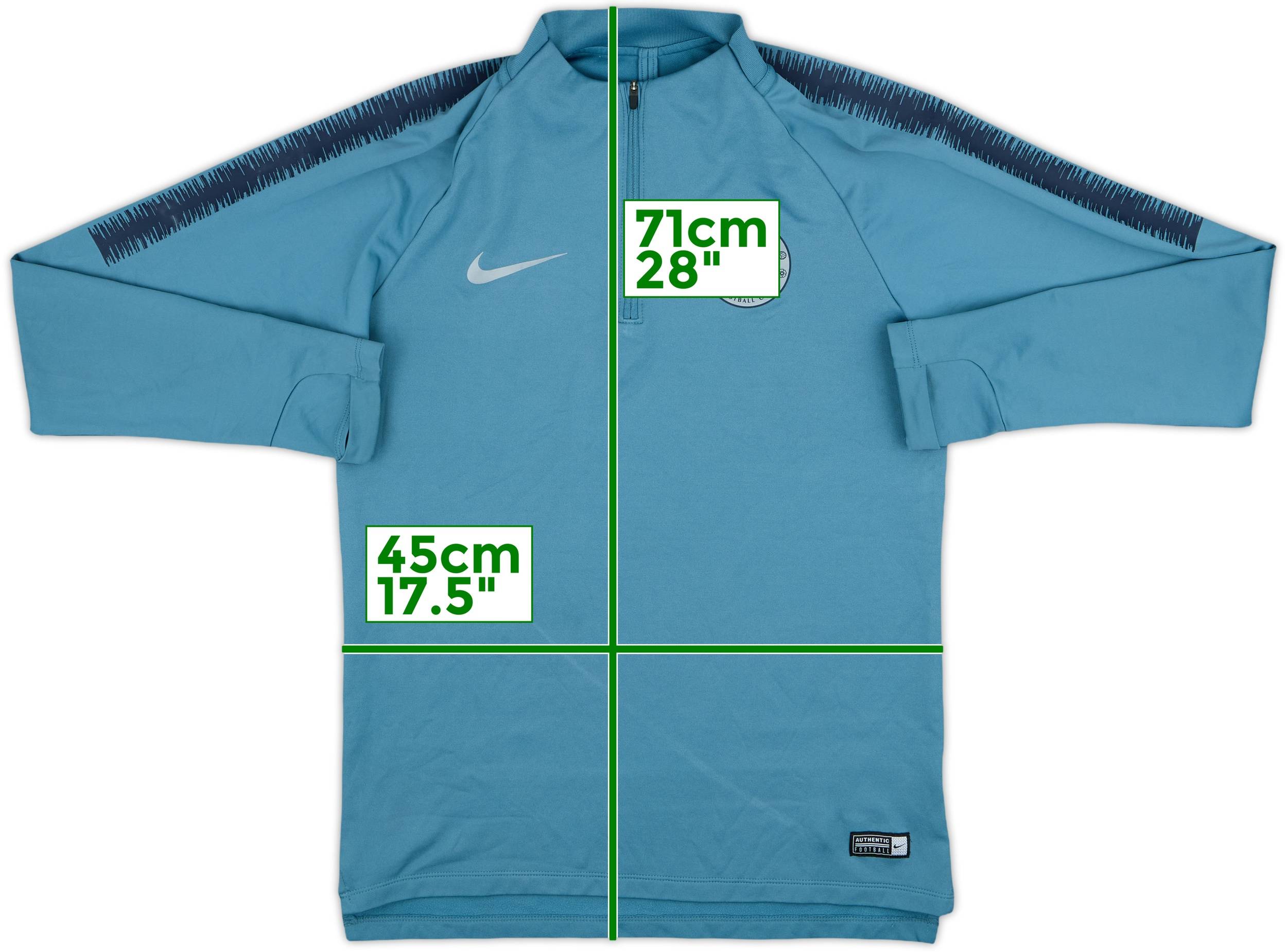 2018-19 Chelsea Nike 1/4 Zip Drill Top - 8/10 - (S)