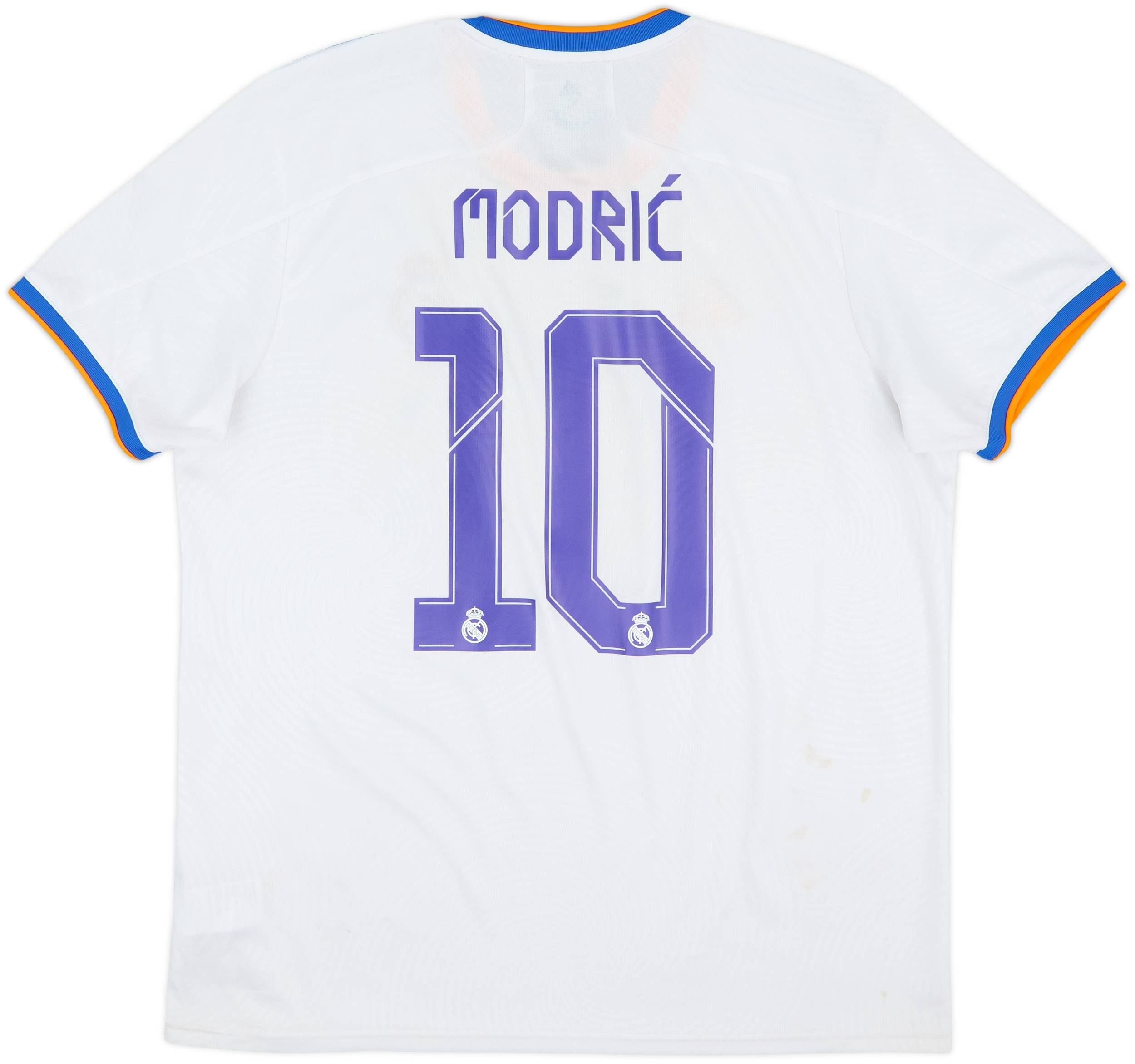 2021-22 Real Madrid Home Shirt Modric #10 - 6/10 - (XL)