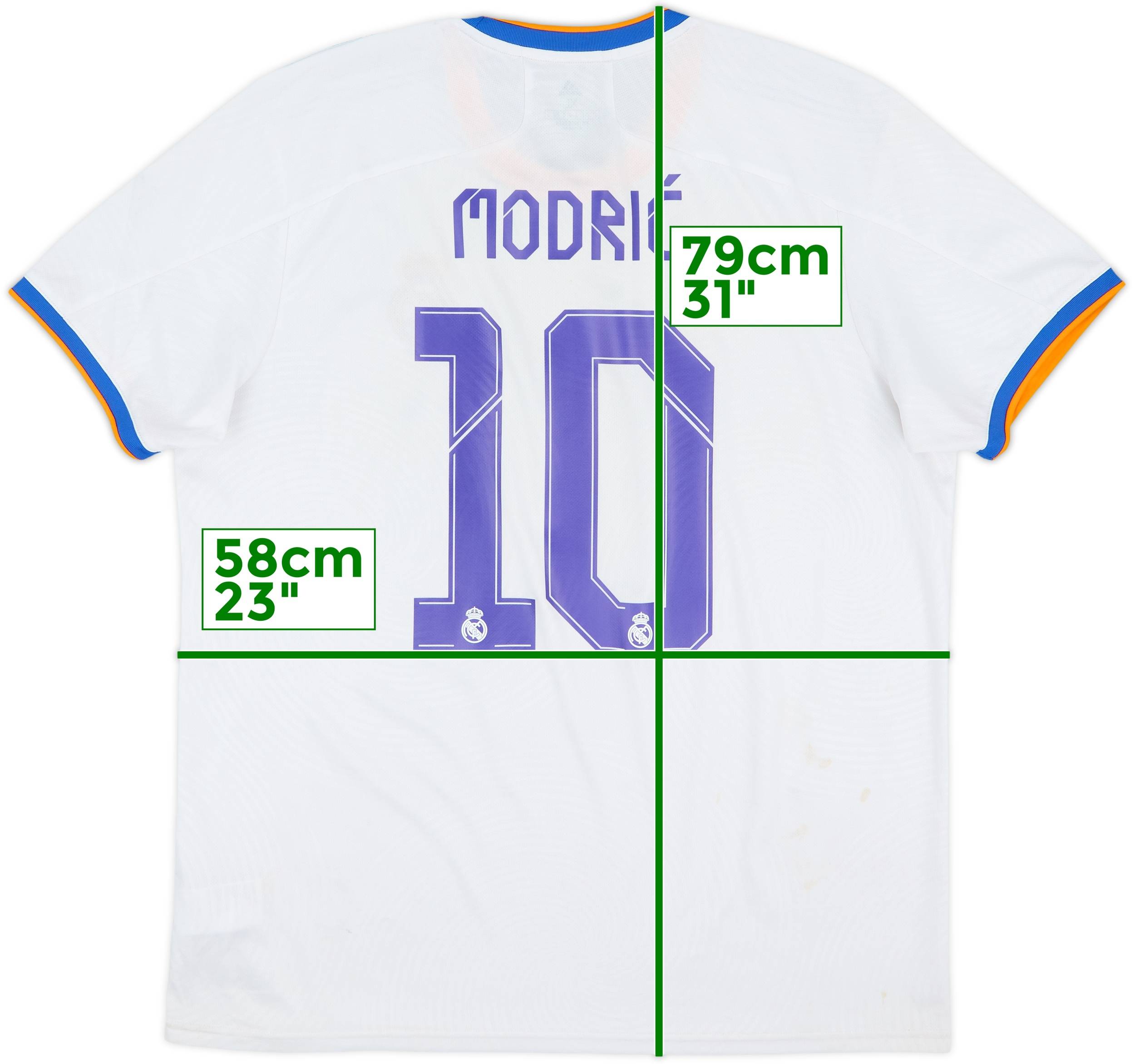 新品、未使用！レアル・マドリード MODRIĆ 10番 半袖 シャツ レアルマドリード 24-25 ホーム 半袖 ユニフォーム No.10 モドリッチ