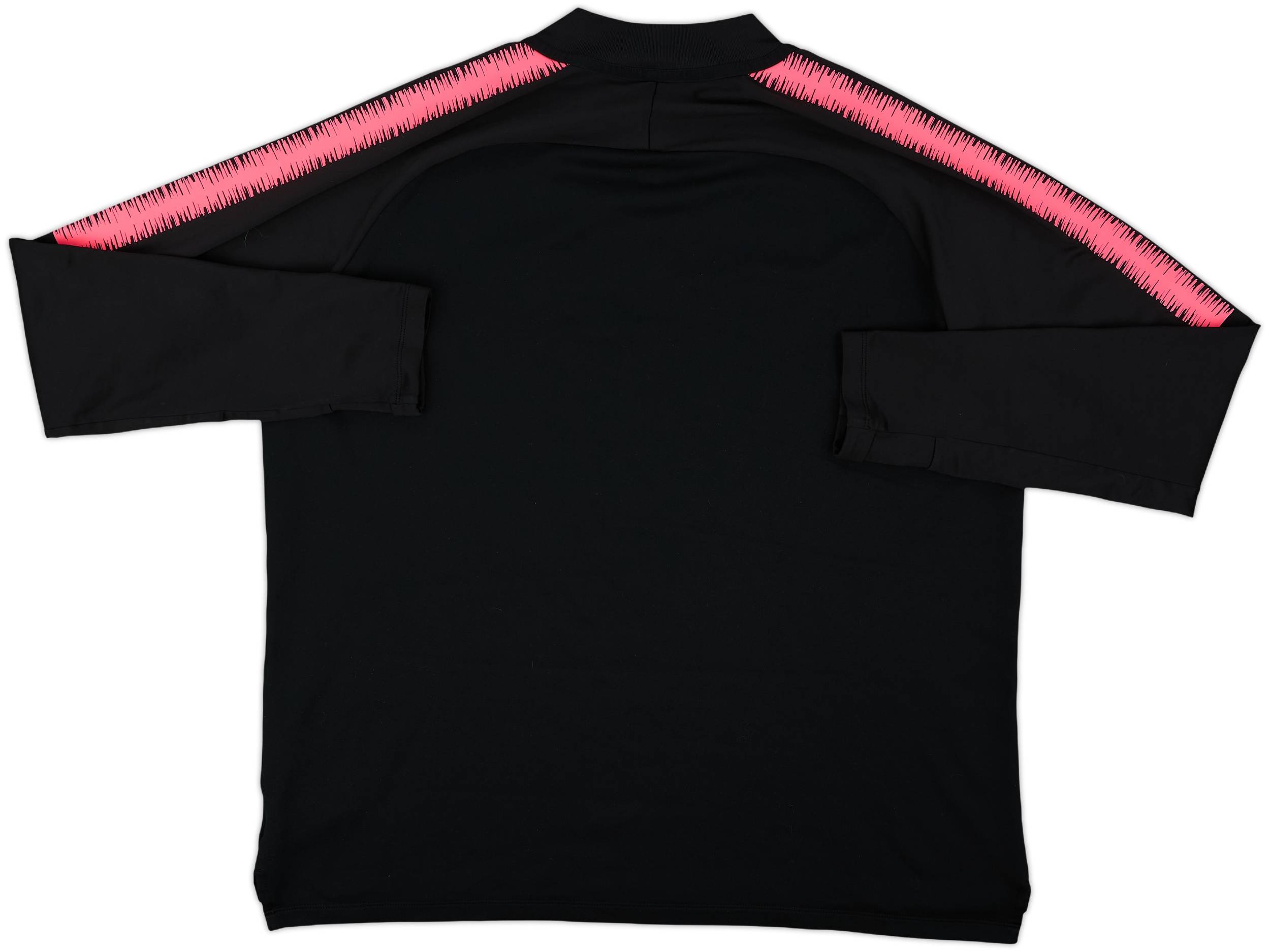 2018-19 Paris Saint-Germain Nike 1/4 Zip Drill Top - 7/10 - (XL)