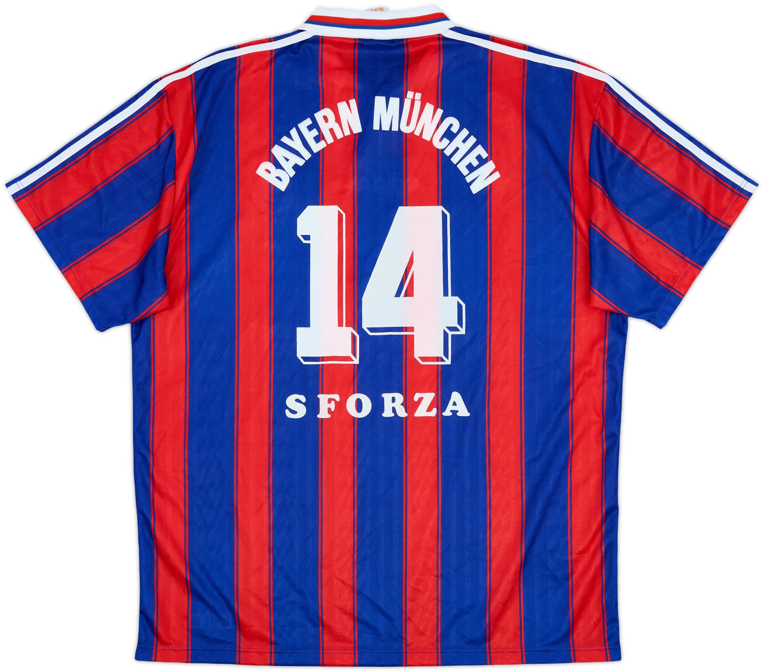 1995-97 Bayern Munich Home Shirt Sforza #14 - 8/10 - (XL)