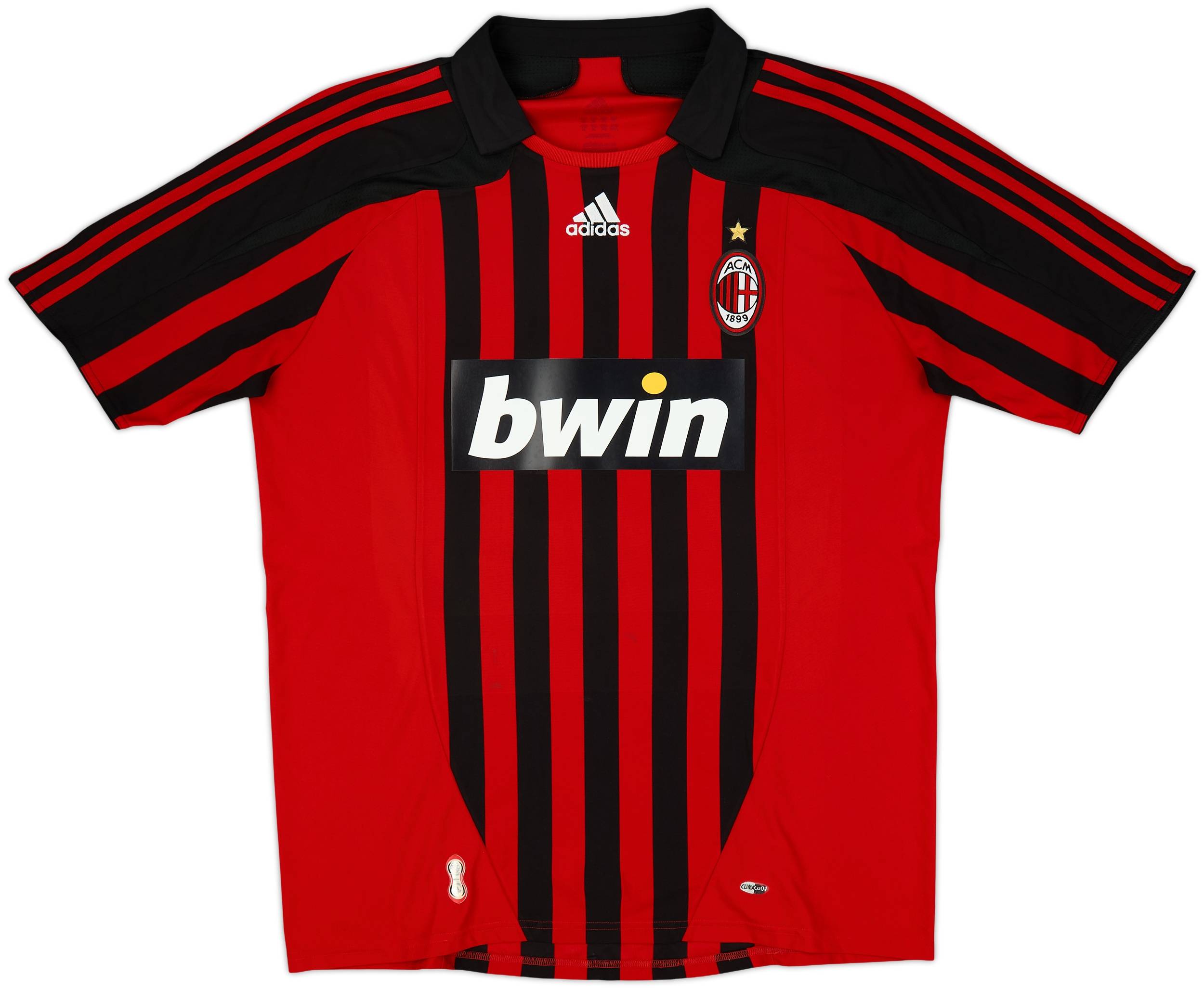 2007-08 AC Milan Home Shirt Ronaldo #99 - 8/10 - (XL)