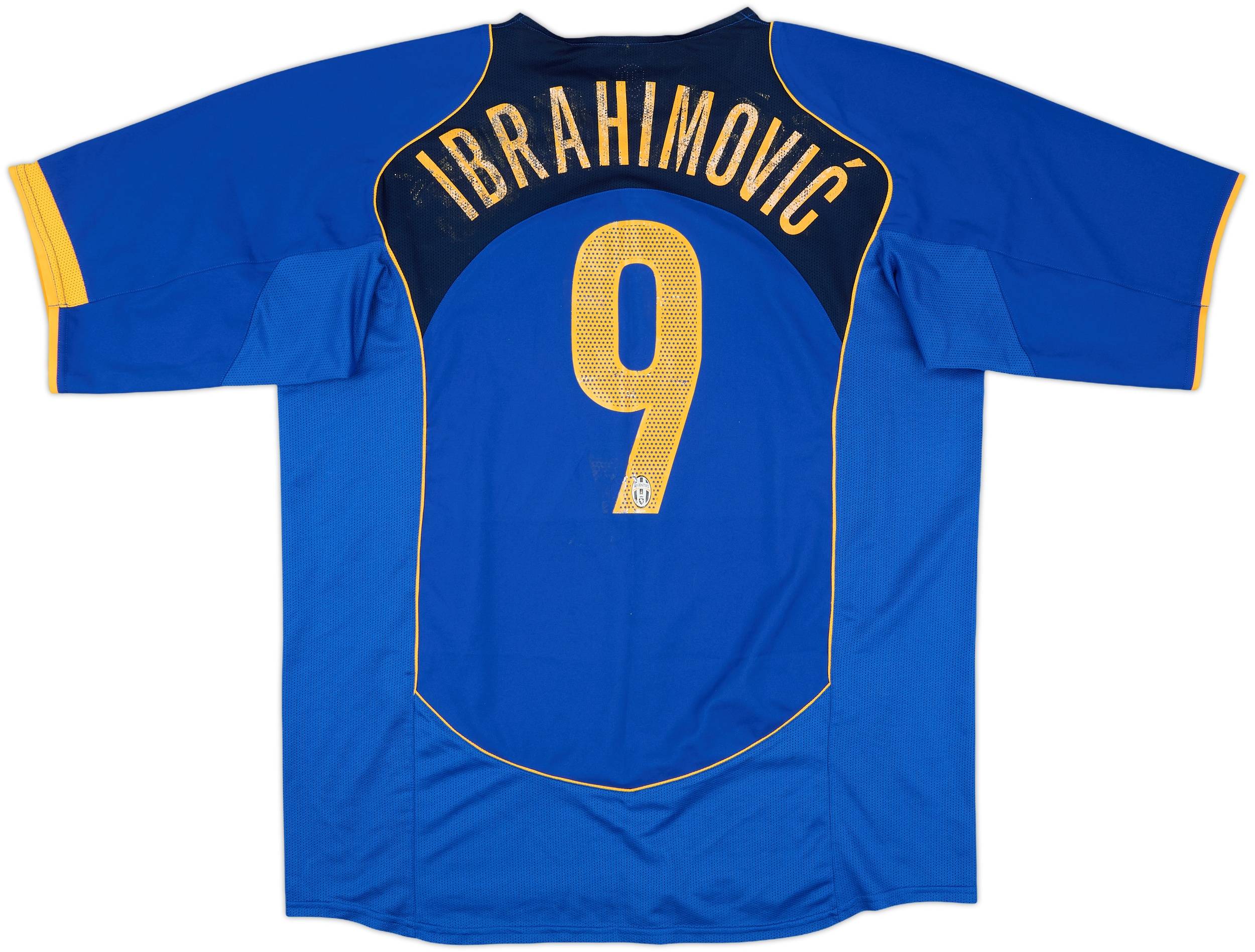 2004-05 Juventus Third Shirt Ibrahimovic #9 - 5/10 - (XL)