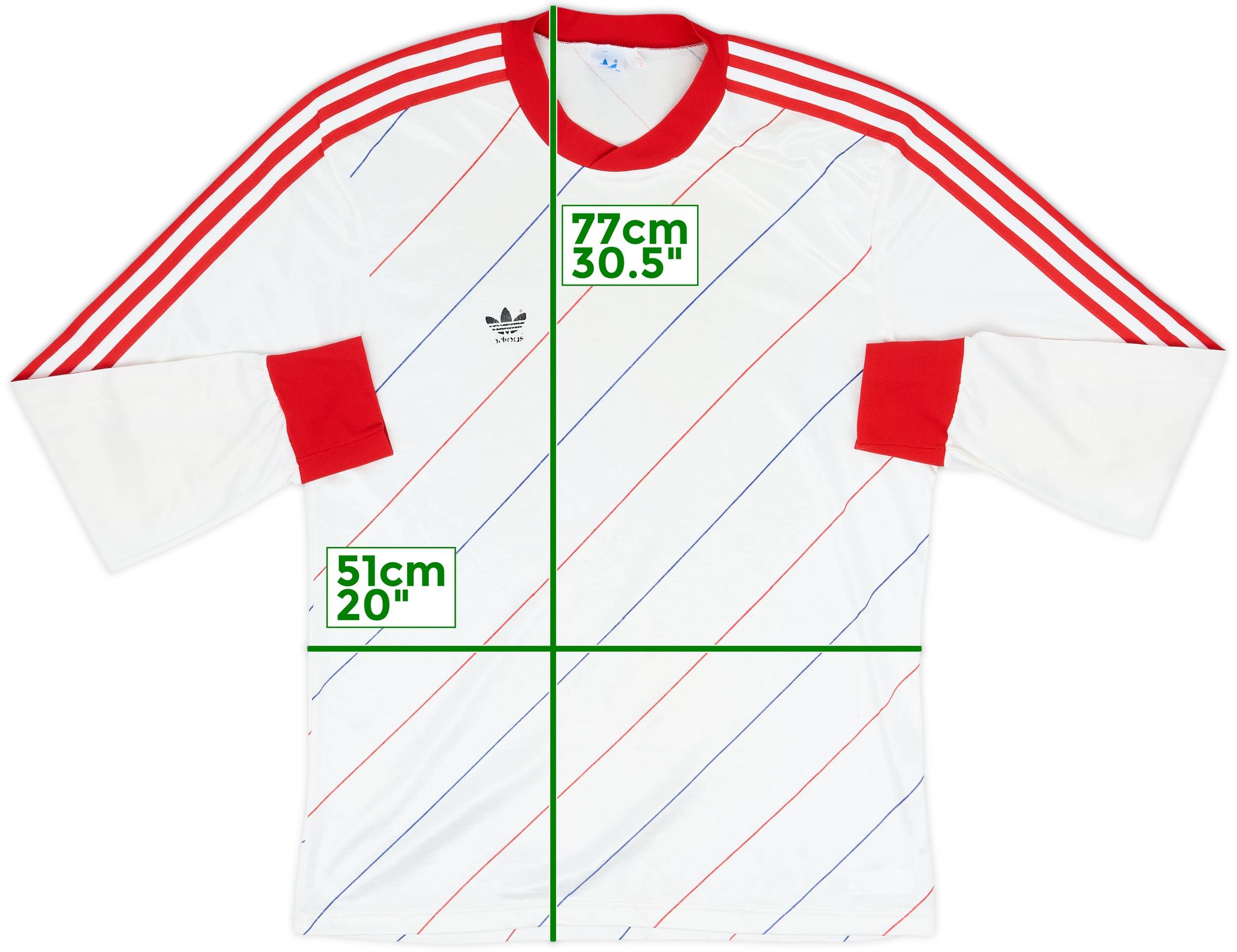 1980s adidas Template L/S Shirt - 7/10 - (L)