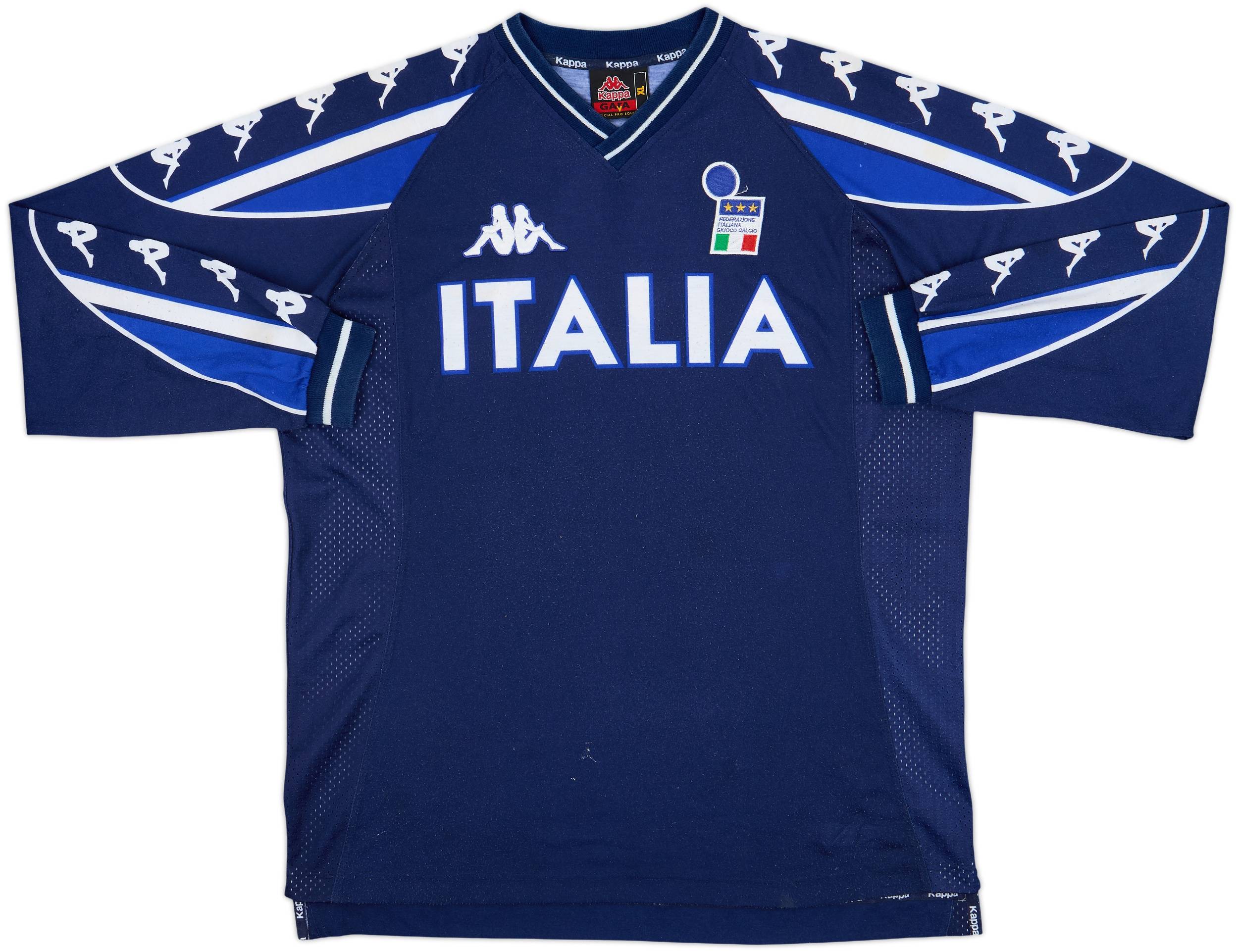 2000-02 Italy Kappa Training L/S Shirt - 7/10 - (XL)