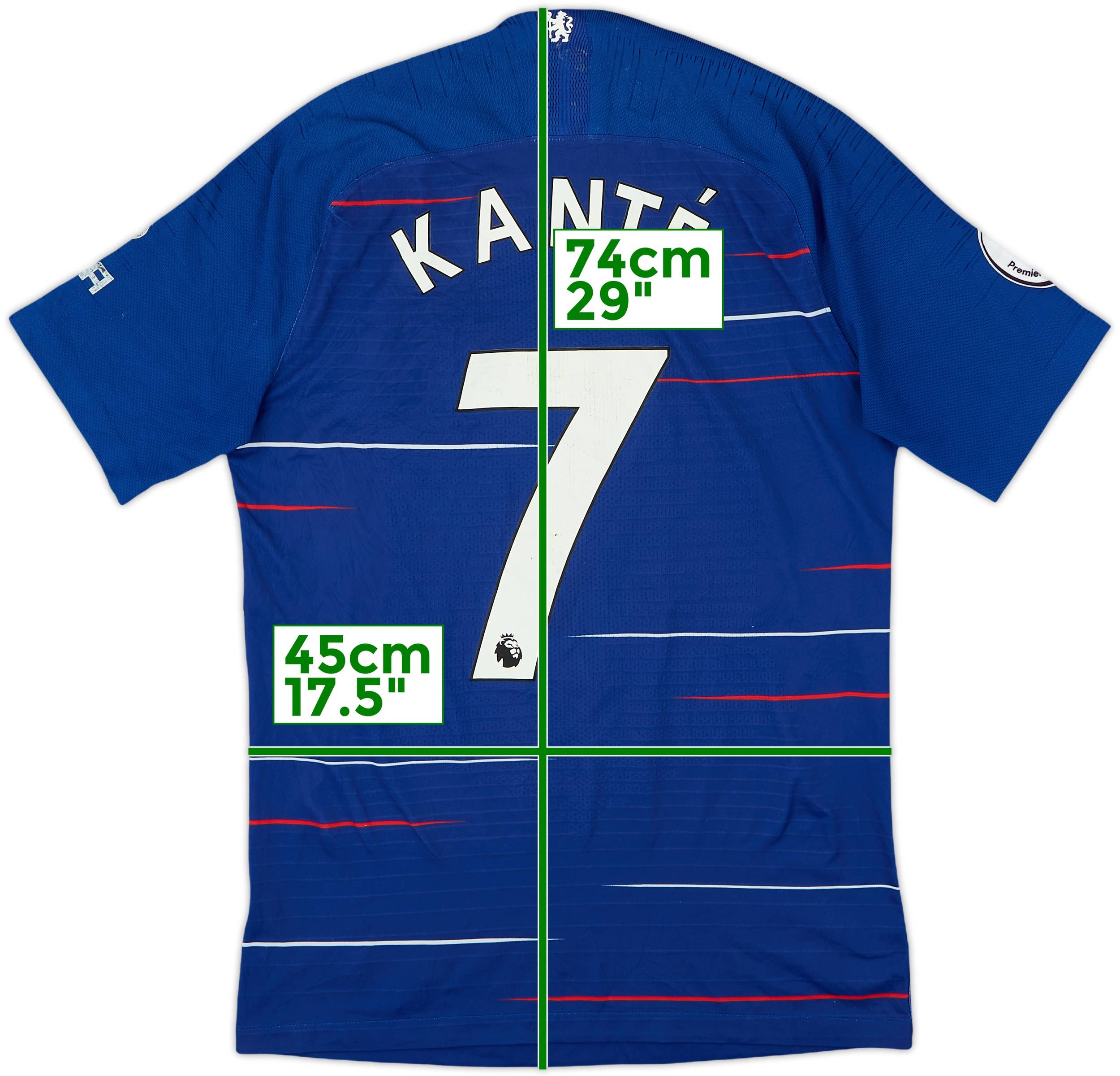 『スタジアムで購入』Chelsea 2018シーズンKanté 背番号7 新品 2017-18 Chelsea Player Issue Home Shirt Kante #7 (S)