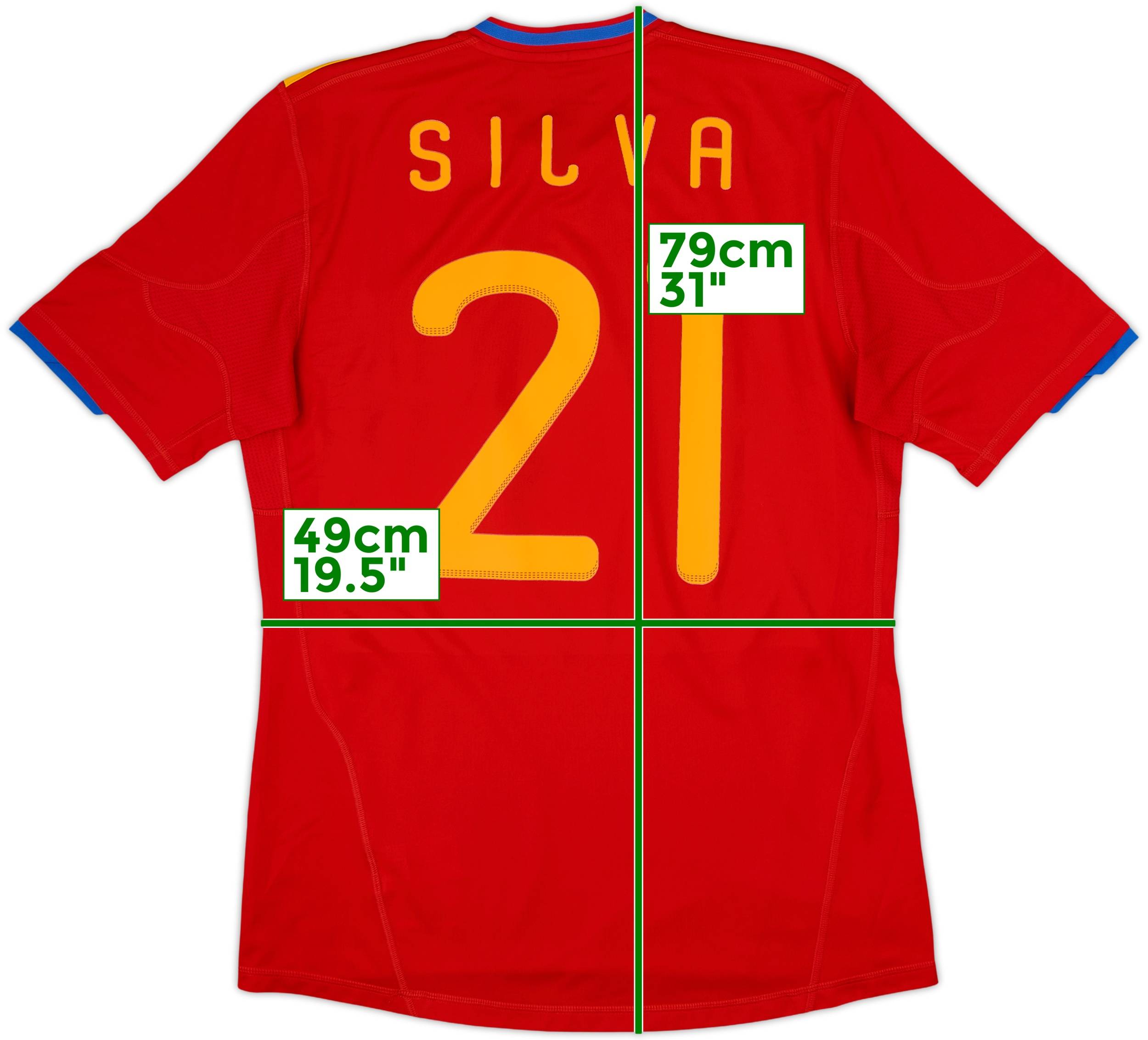 ウェア 2018 Spain  Shirt Silva ウェア 2018 Spain Shirt Silva 2018-19 Spain Player Issue Home L/S