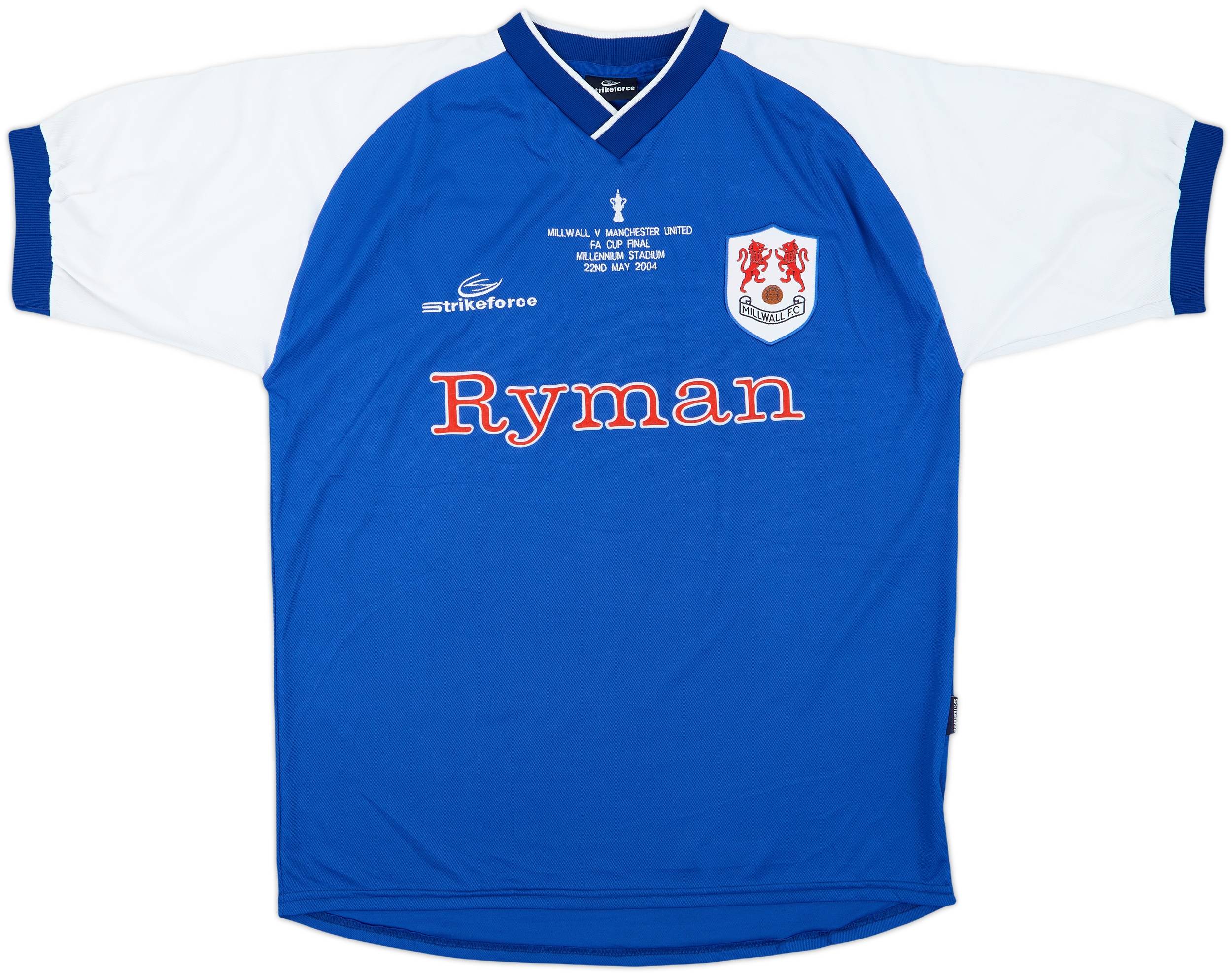 Millwall FC FA Cup Final 2004 ホームシャツ 2003-04 Millwall 'FA Cup Final' Home Shirt - 10/10 - (L)