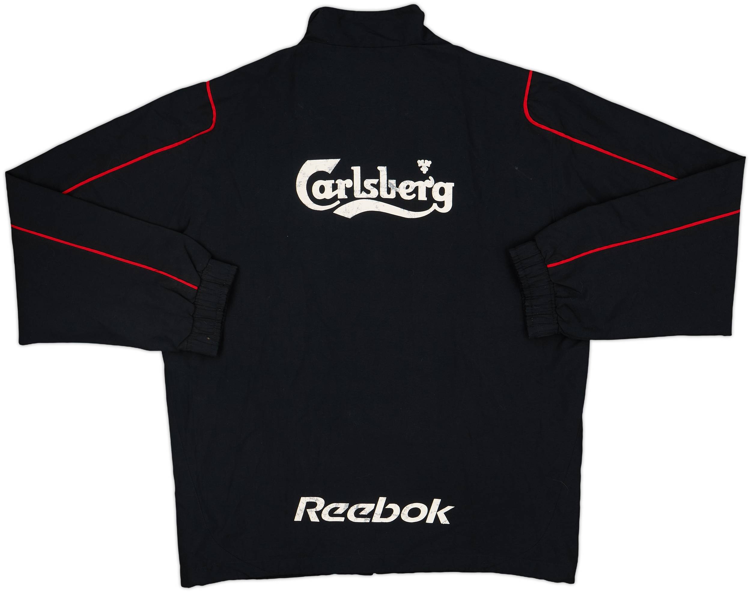 2003-04 Liverpool Reebok 1/4 Zip Training Top - 6/10 - (L)