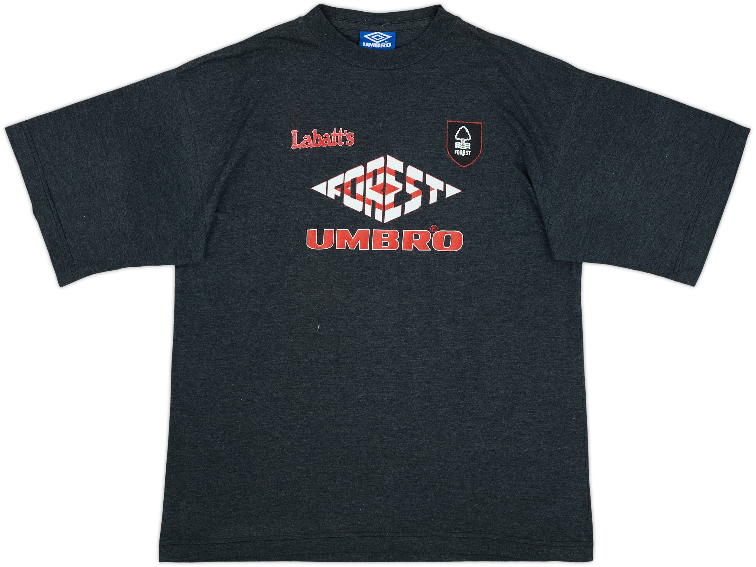 1996-97 Nottingham Forest Umbro Cotton Tee - 8/10 - (XL)