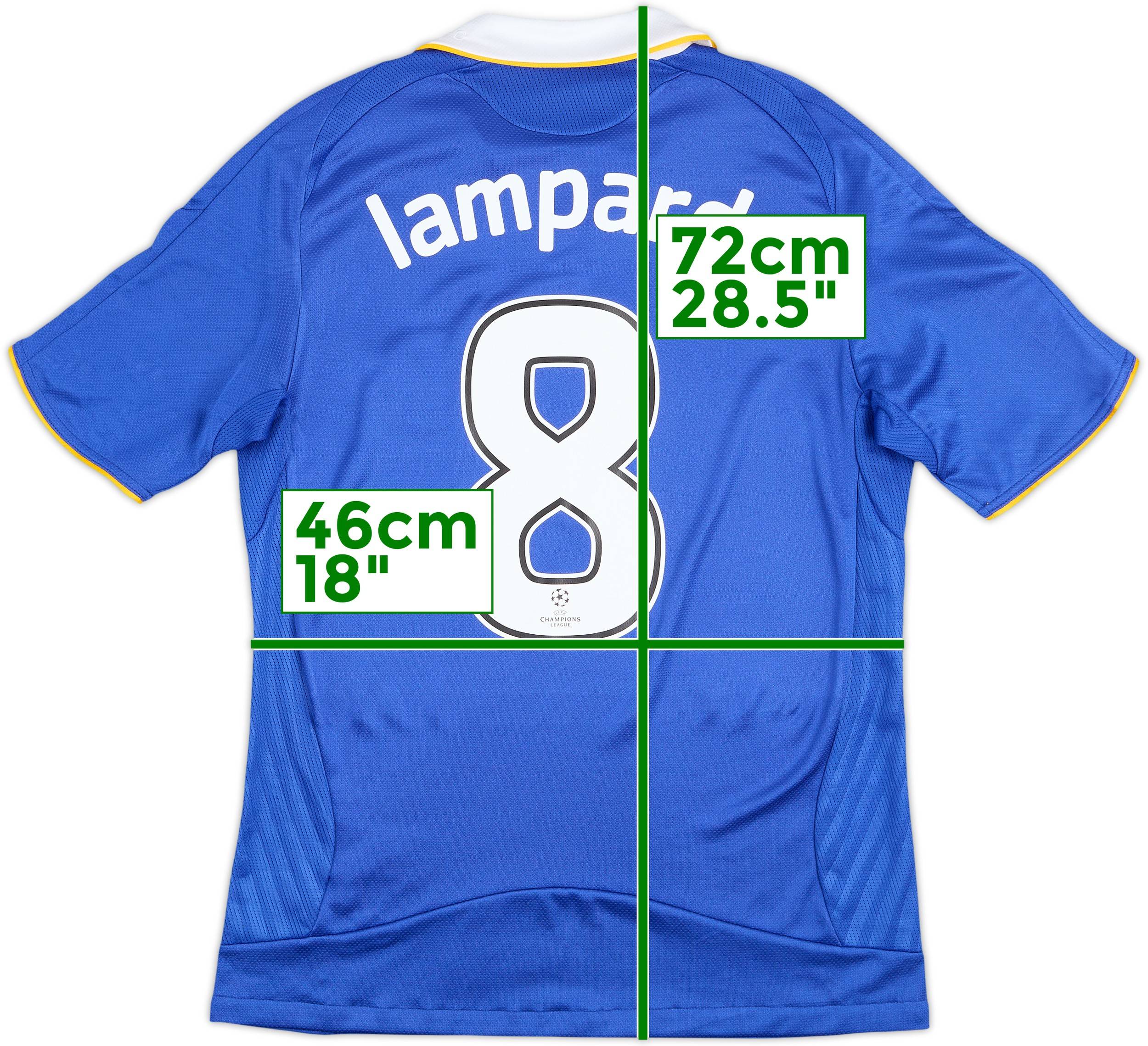 チェルシー LAMPARD 8 シャツ XL ランパード　ユニフォーム　サッカー FRANK LAMPARD #8 MEN'S FC CHELSEA 2010/2011 SOCCER FOOTBALL SHIRT