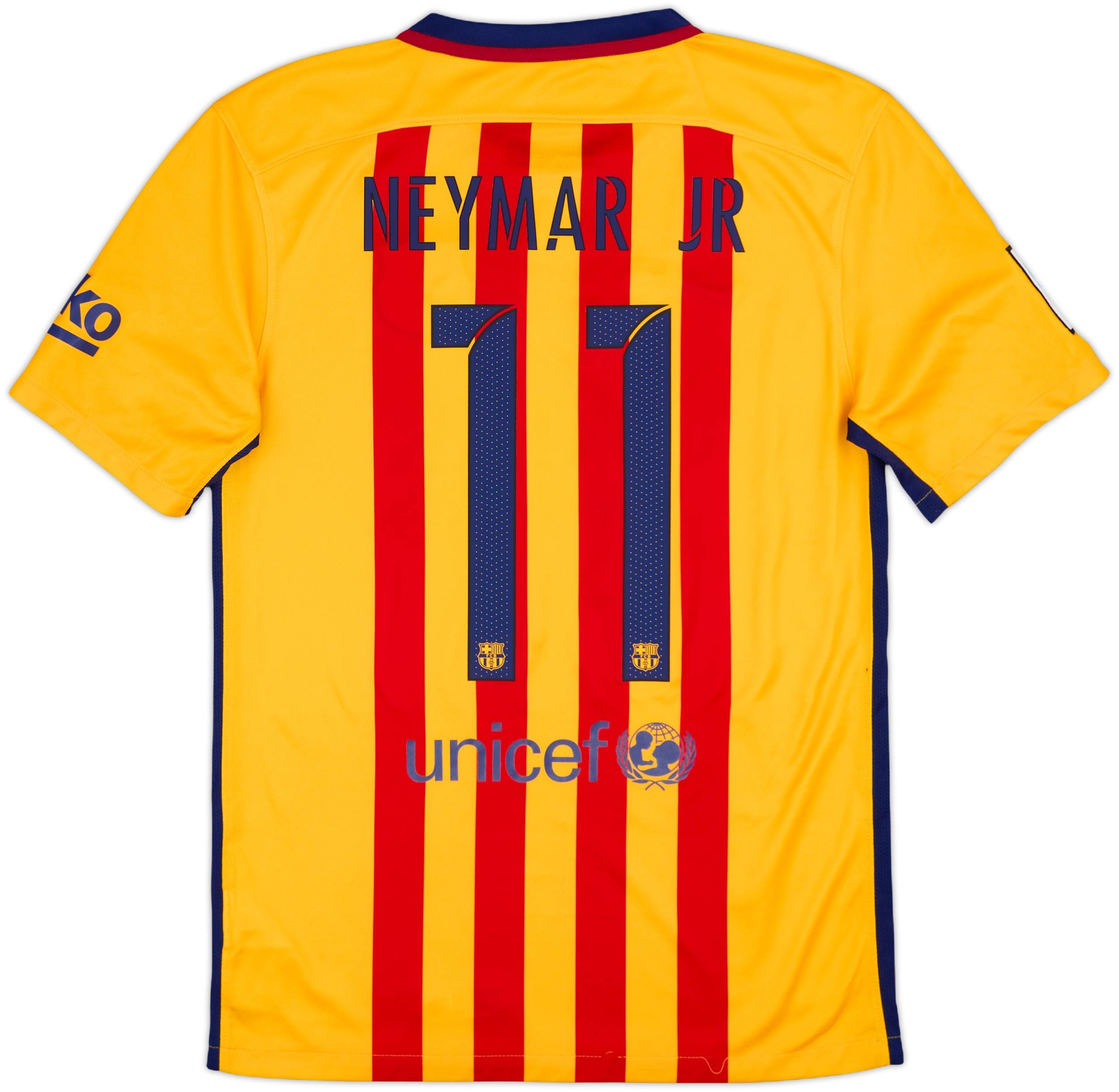 2015-16 Barcelona Away Shirt Neymar #11 - 8/10 - (S)