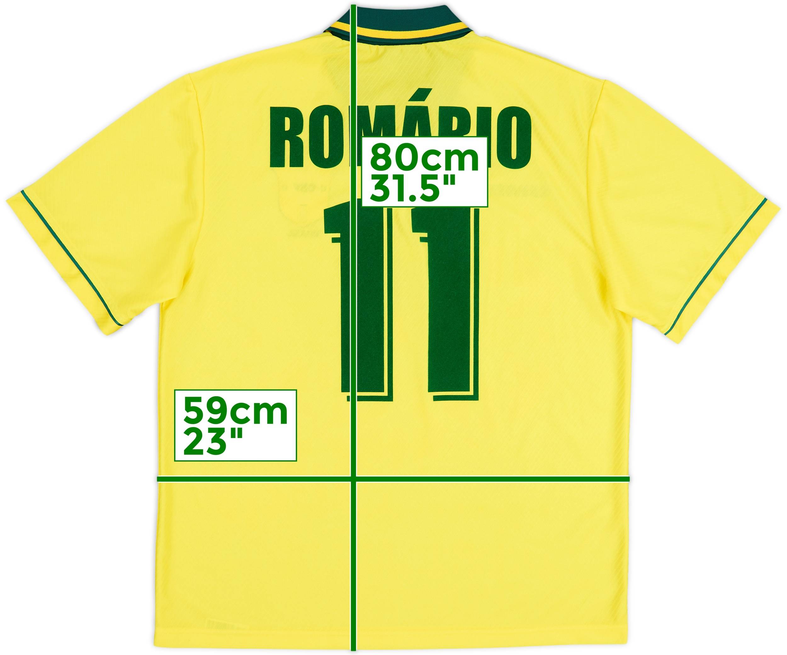 ブラジル代表 1994 ユニフォーム ホーム #11 ロマーリオ L UMBRO 90s