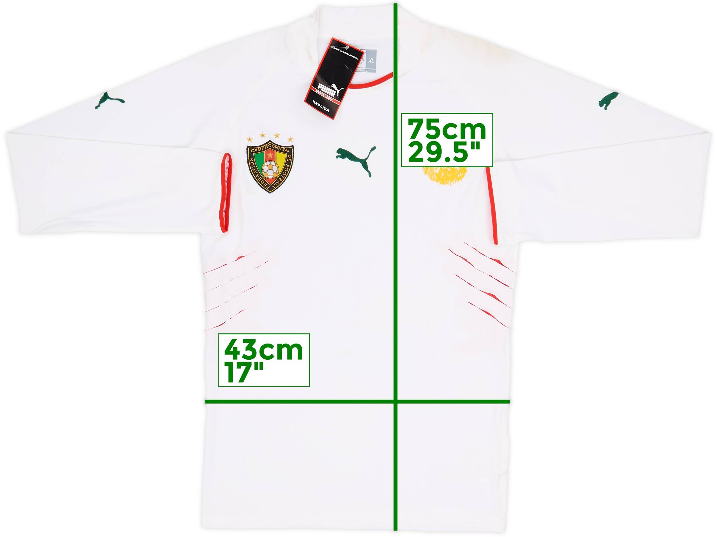 2004-06 Cameroon Third L/S Shirt (XL)