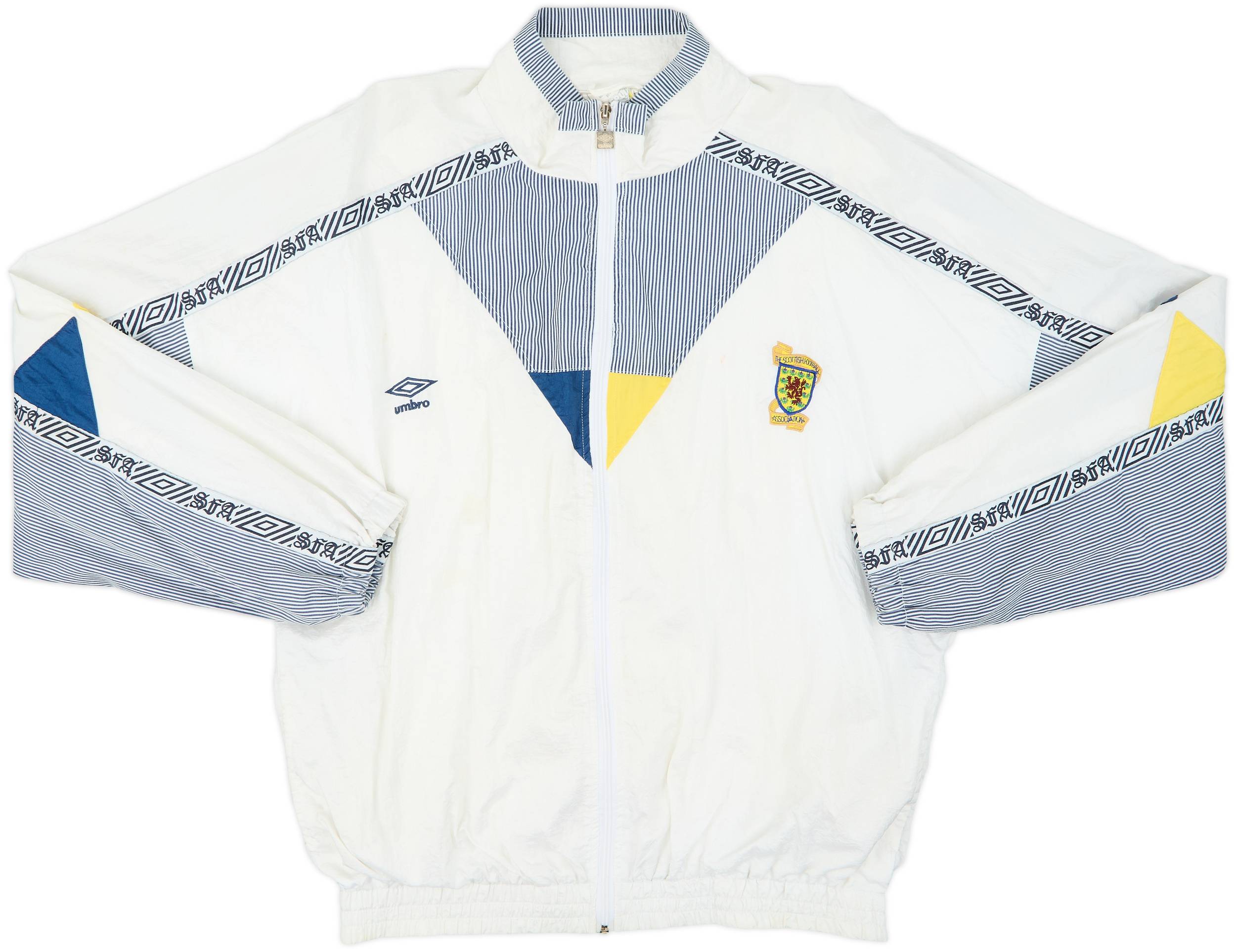 1990-92 Scotland Umbro Track Jacket - 8/10 - (M)