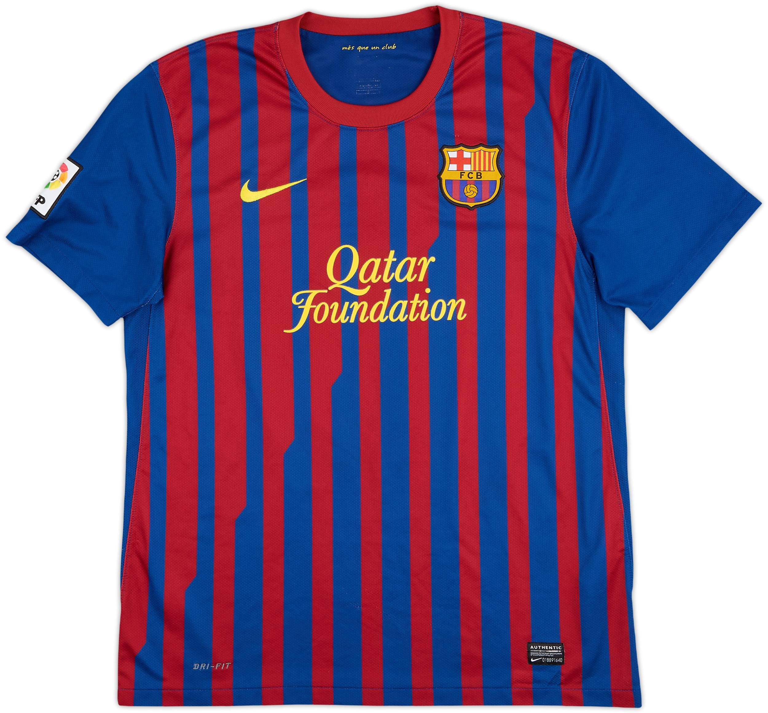 2011-12 Barcelona Home Shirt A.Iniesta #8 - 7/10 - (L)