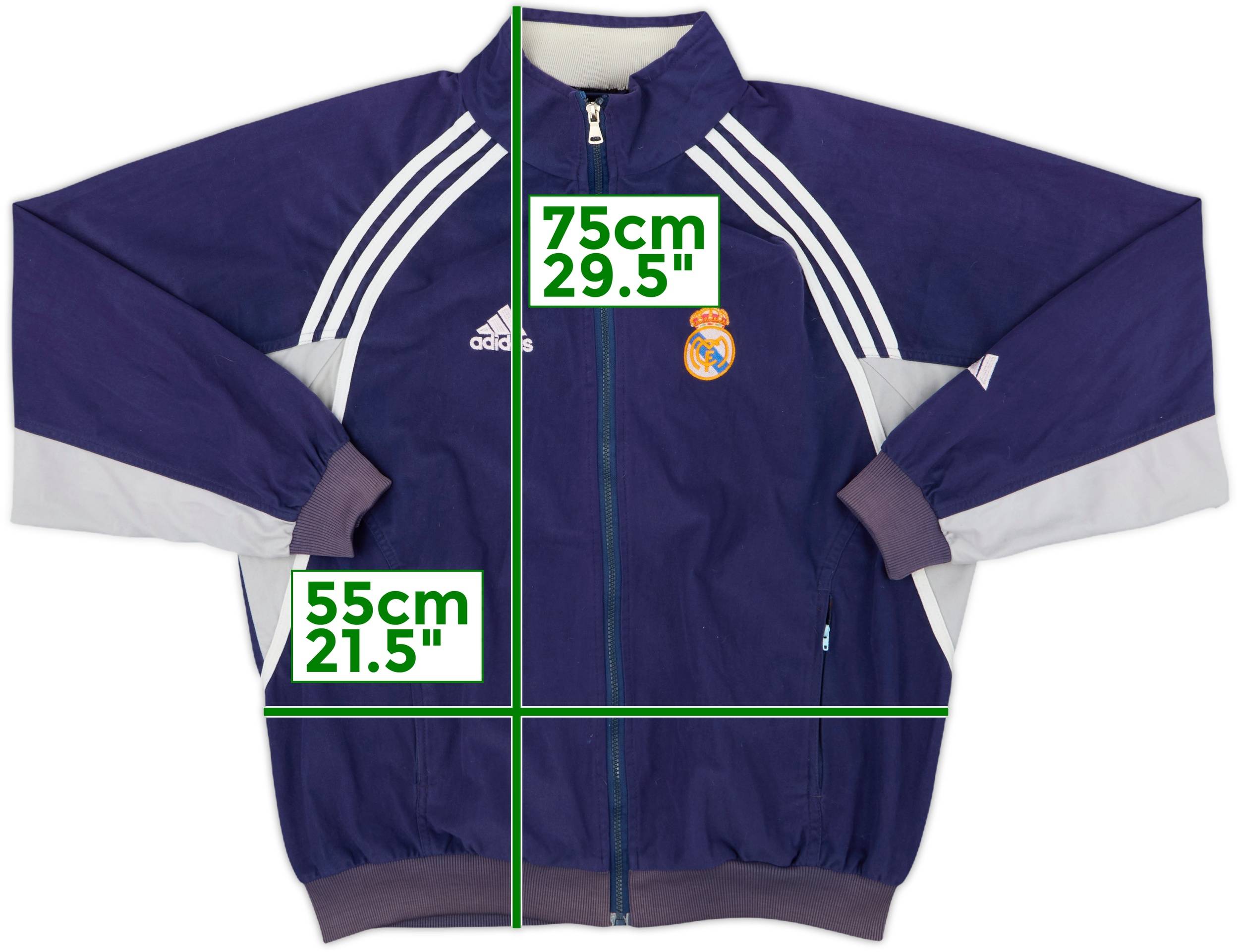[激レア完売品]00s adidas Real Madrid トラックジャケット 2000-01 Real Madrid adidas Track Jacket - 4/10 - (XXL)