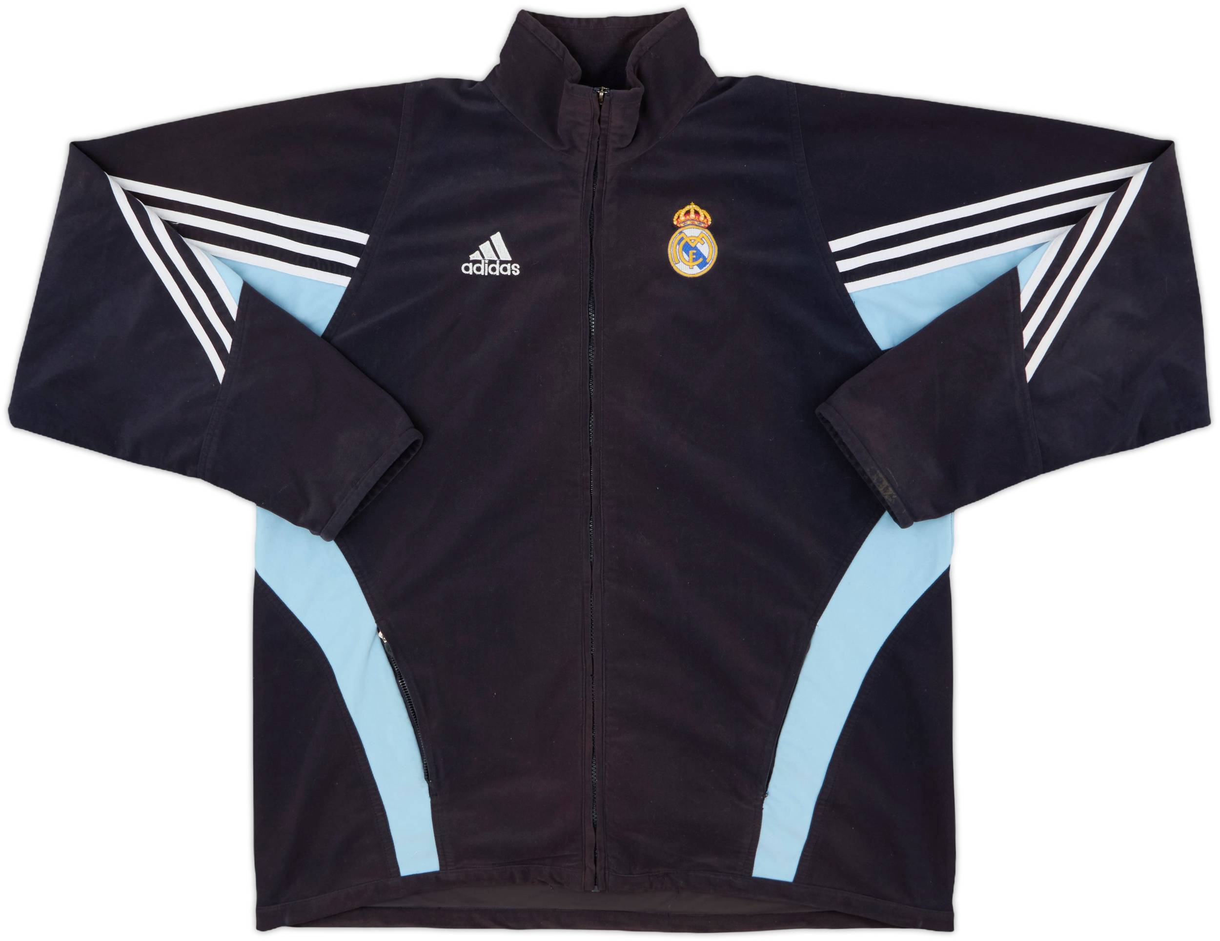 【ADIDAS/アディダス】 REAL MADRID TRACK ジャケット 2002-03 Real Madrid adidas Track Jacket - 7/10 - (S)
