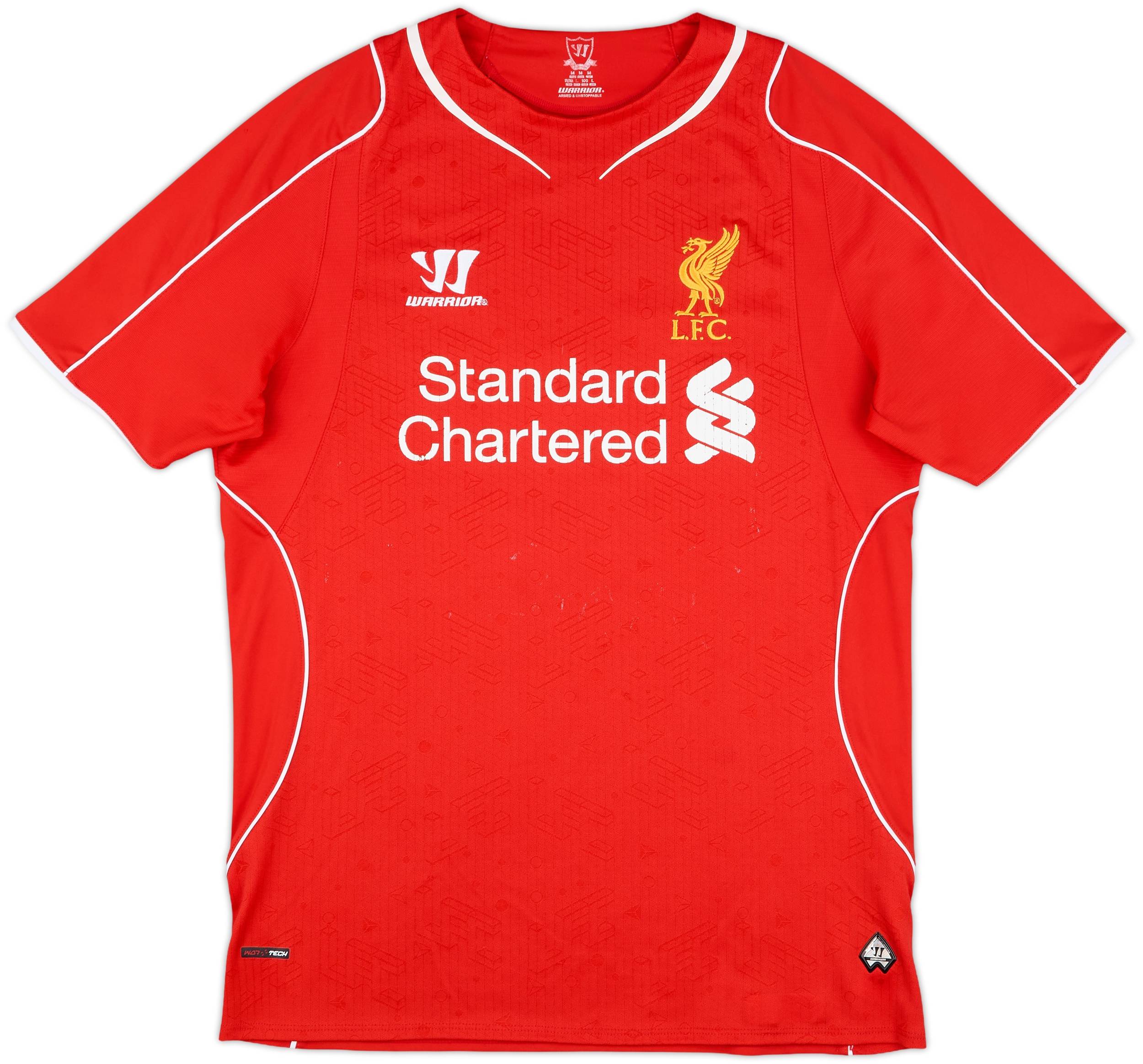 2014-15 Liverpool Home Shirt Henderson #14 - 6/10 - (M)