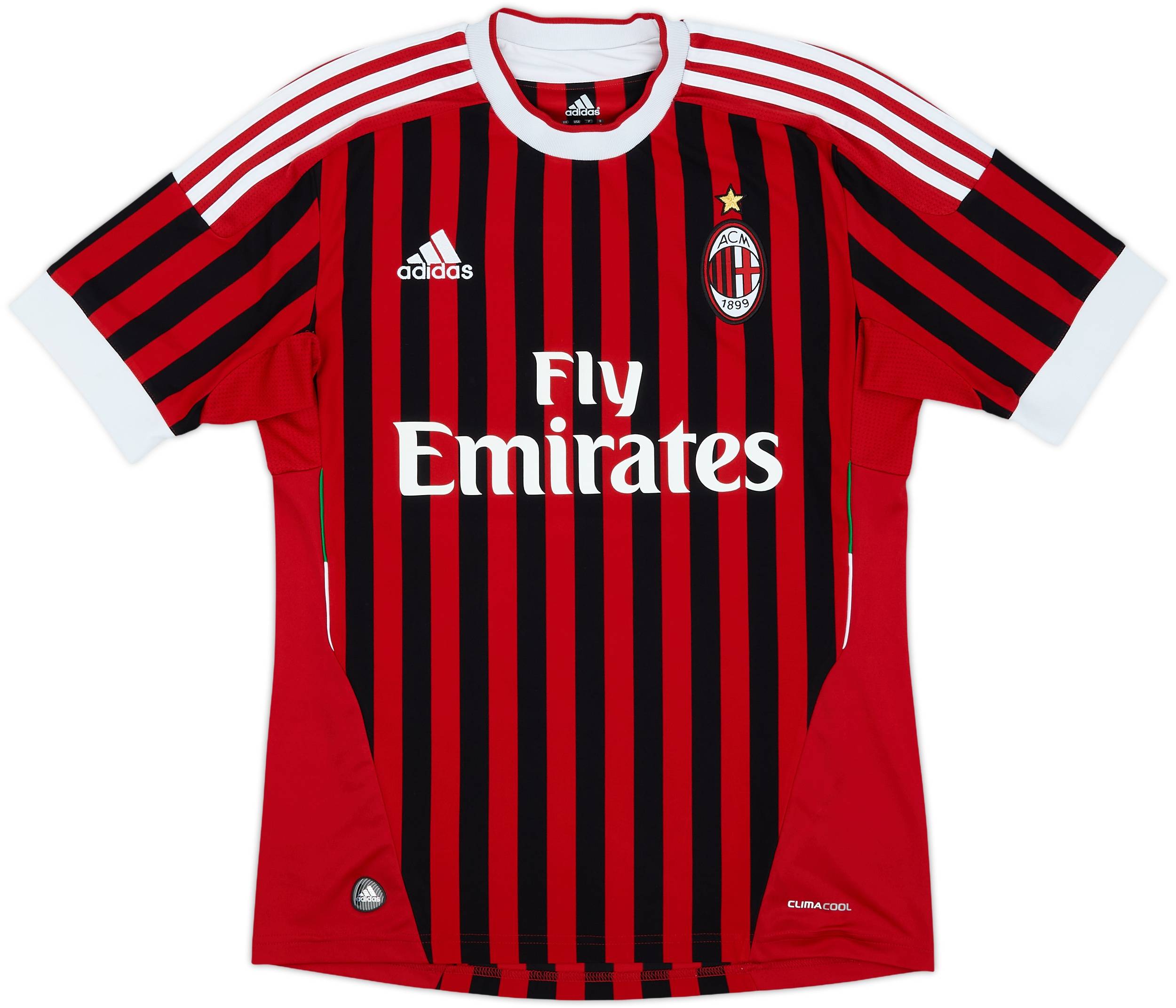 2011-12 AC Milan Home Shirt Ibrahimovic #11 - 10/10 - (S)