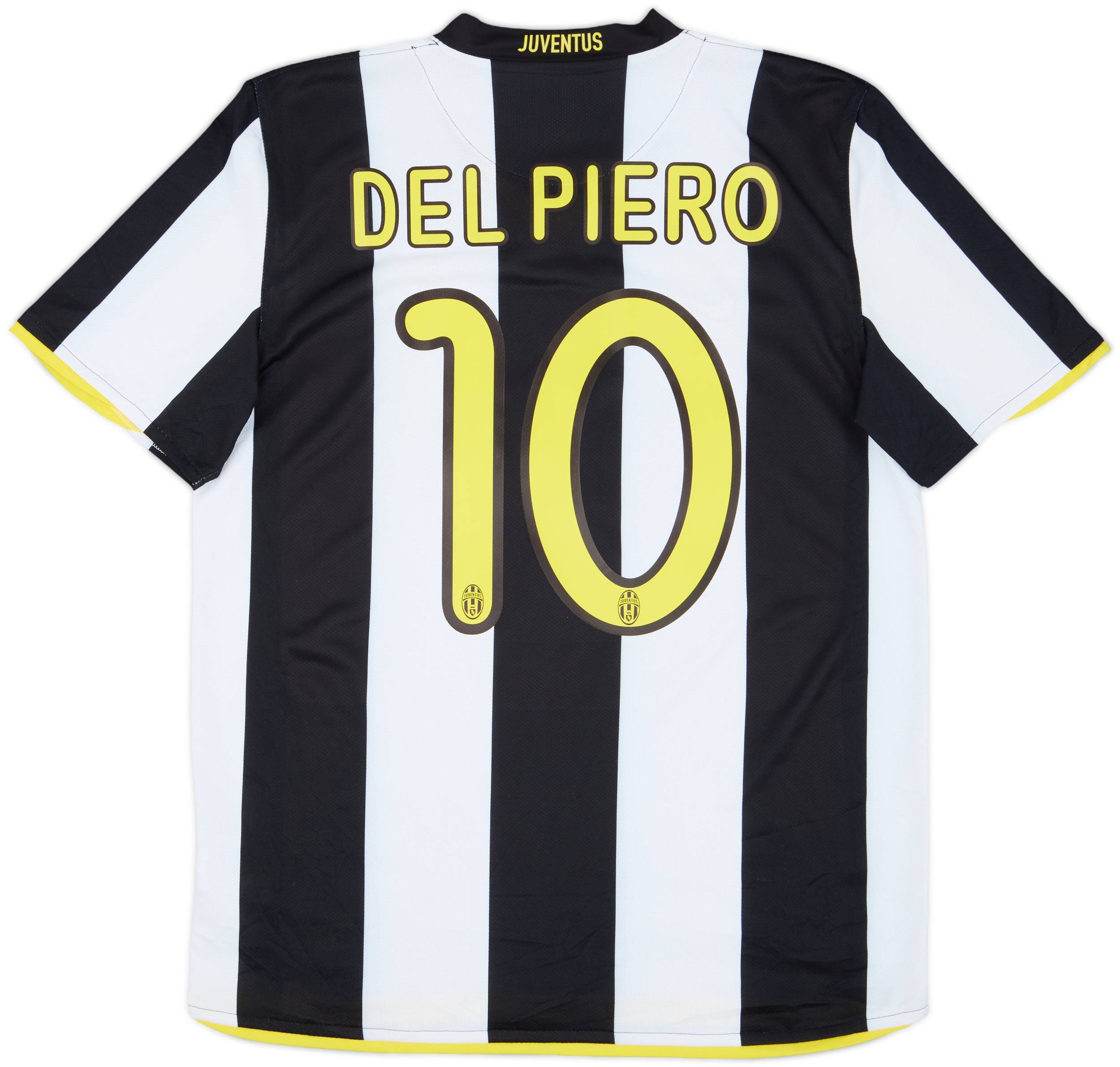 ウェア Juventus 2009-10 football shirt  2009-10 Juventus Home Shirt Del Piero #10 - 9/10 - (M)
