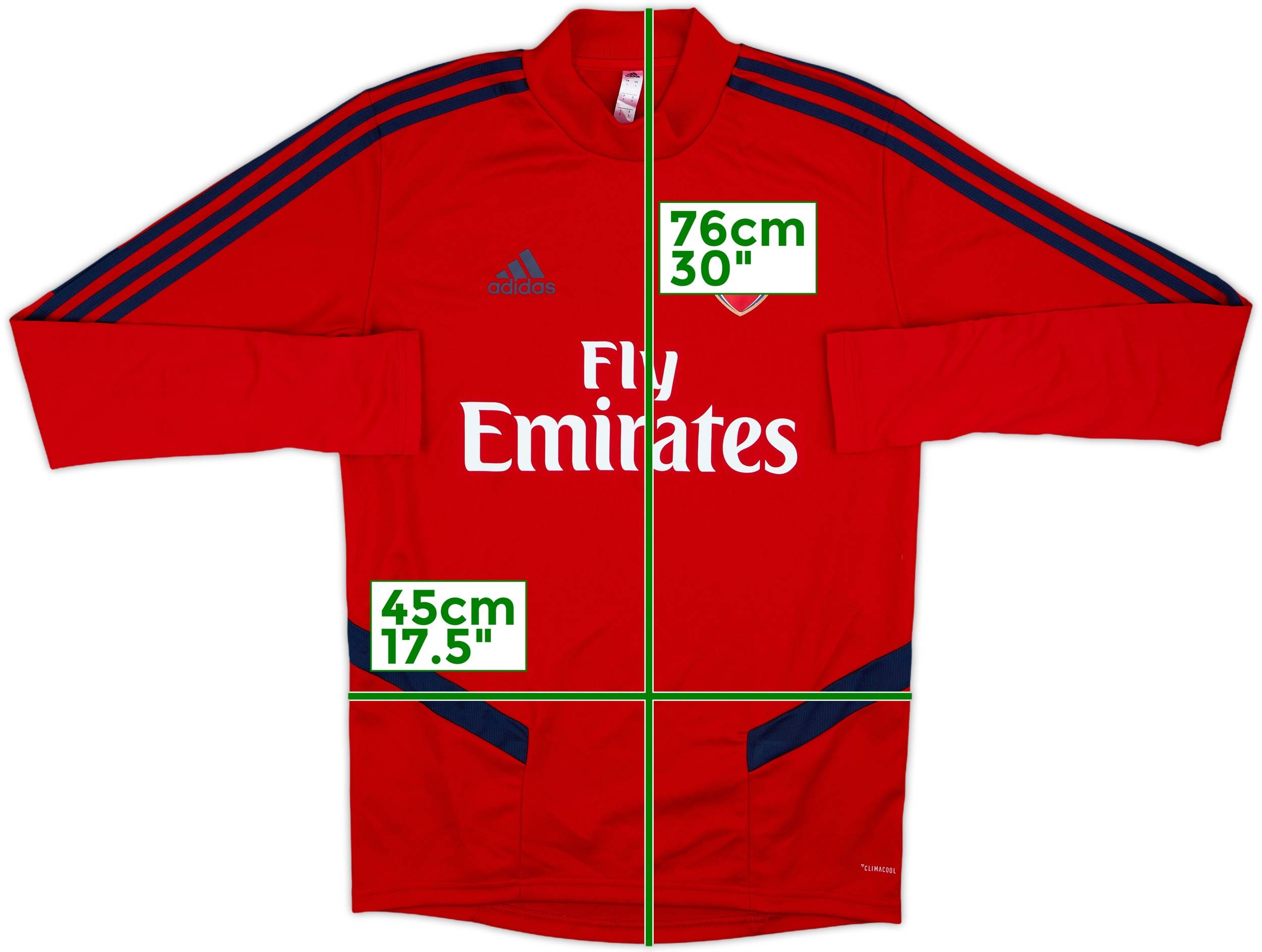 2019-20 Arsenal Nike 1/4 Zip Training Top - 9/10 - (S)