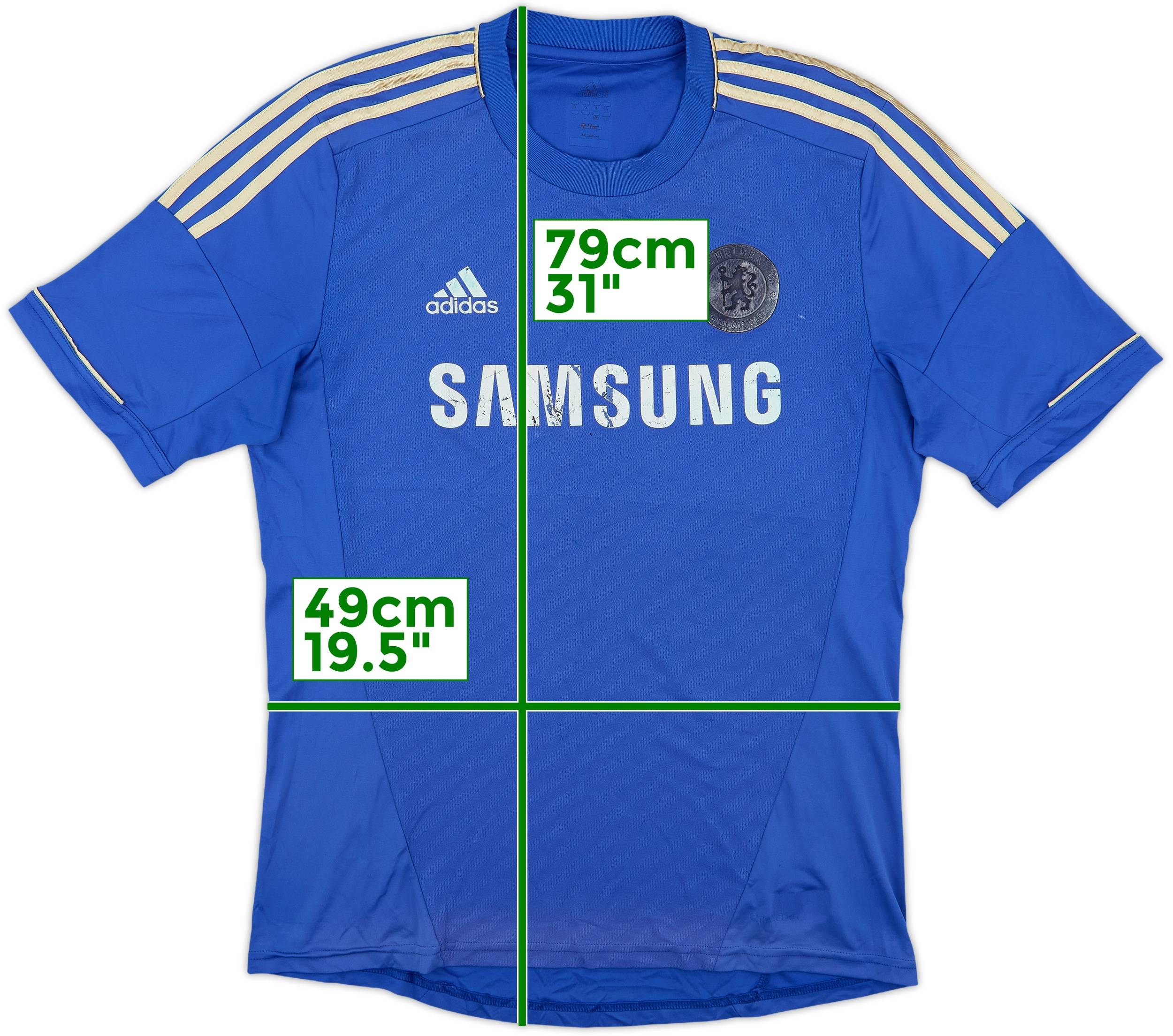 2012-13 Chelsea Home Shirt - 3/10 - (L)