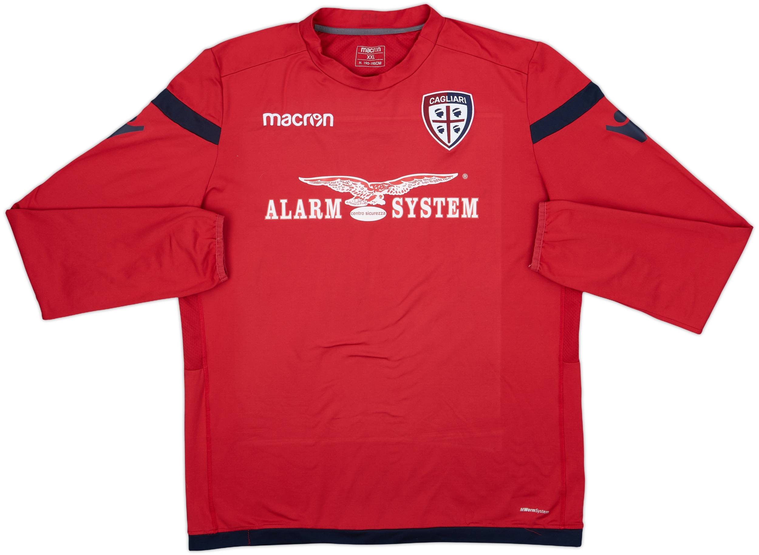 2018-19 Cagliari Macron Sweat Top - 7/10 - (XXL)