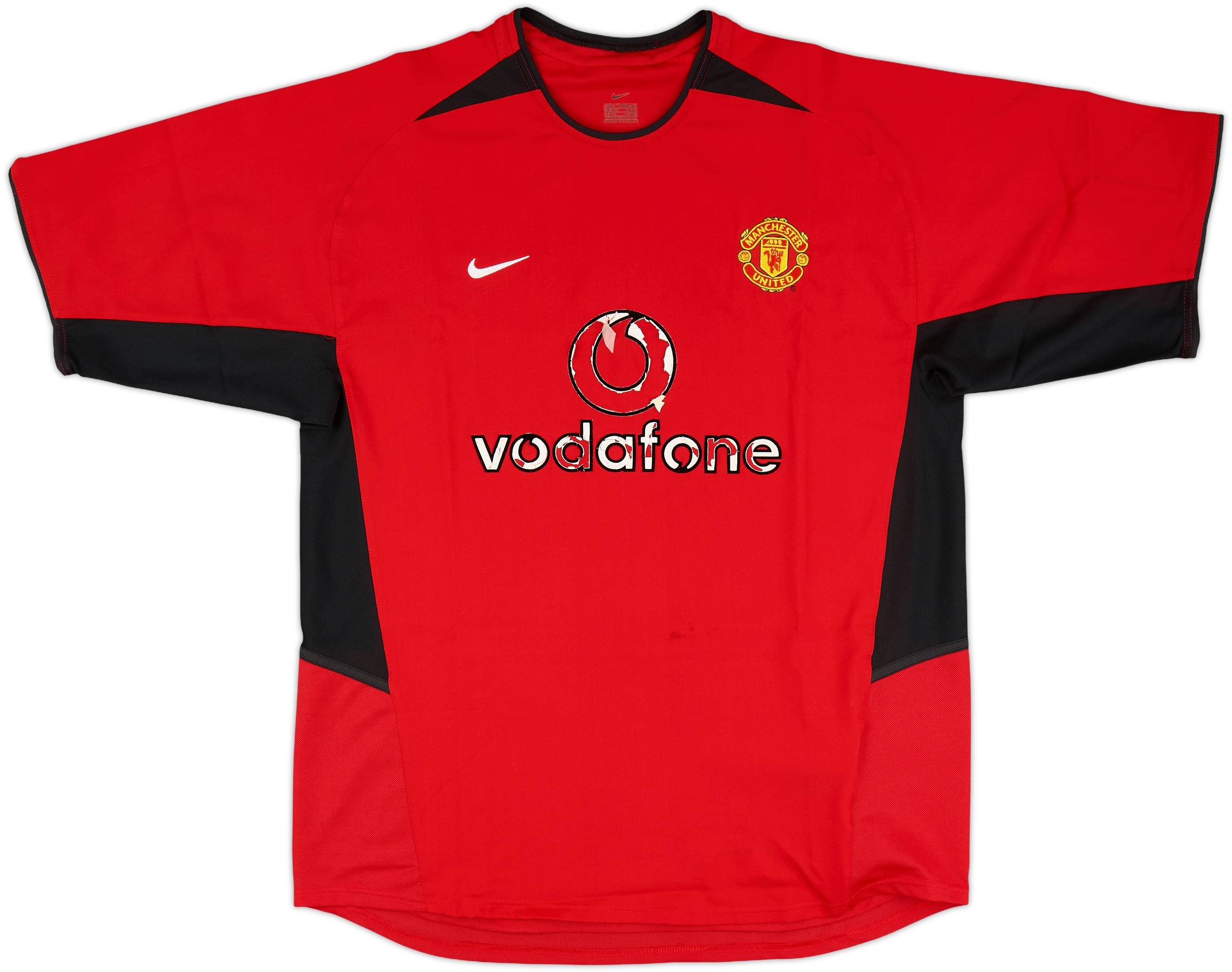2002-04 Manchester United Home Shirt - 4/10 - (L)