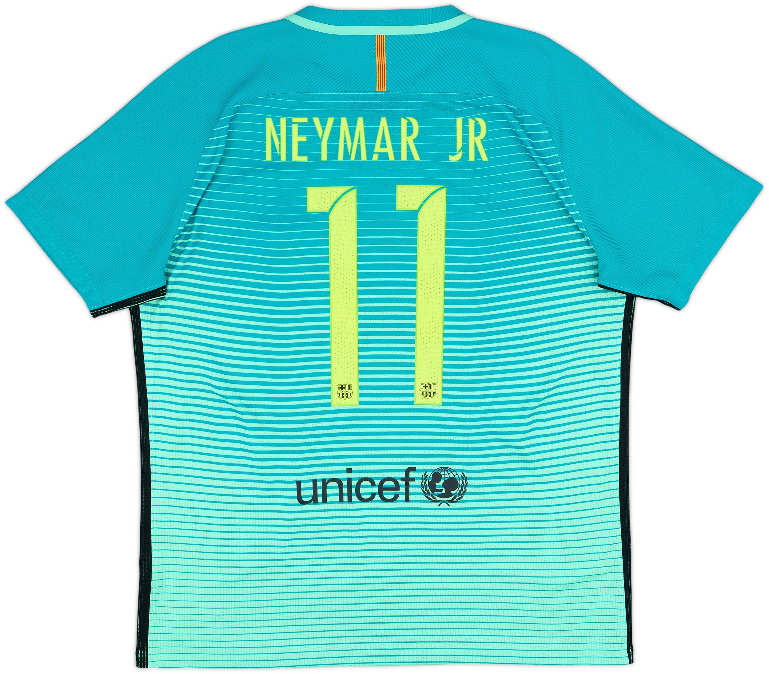 2016-17 Barcelona Authentic Third Shirt Neymar Jr #11 - 10/10 - (XL)