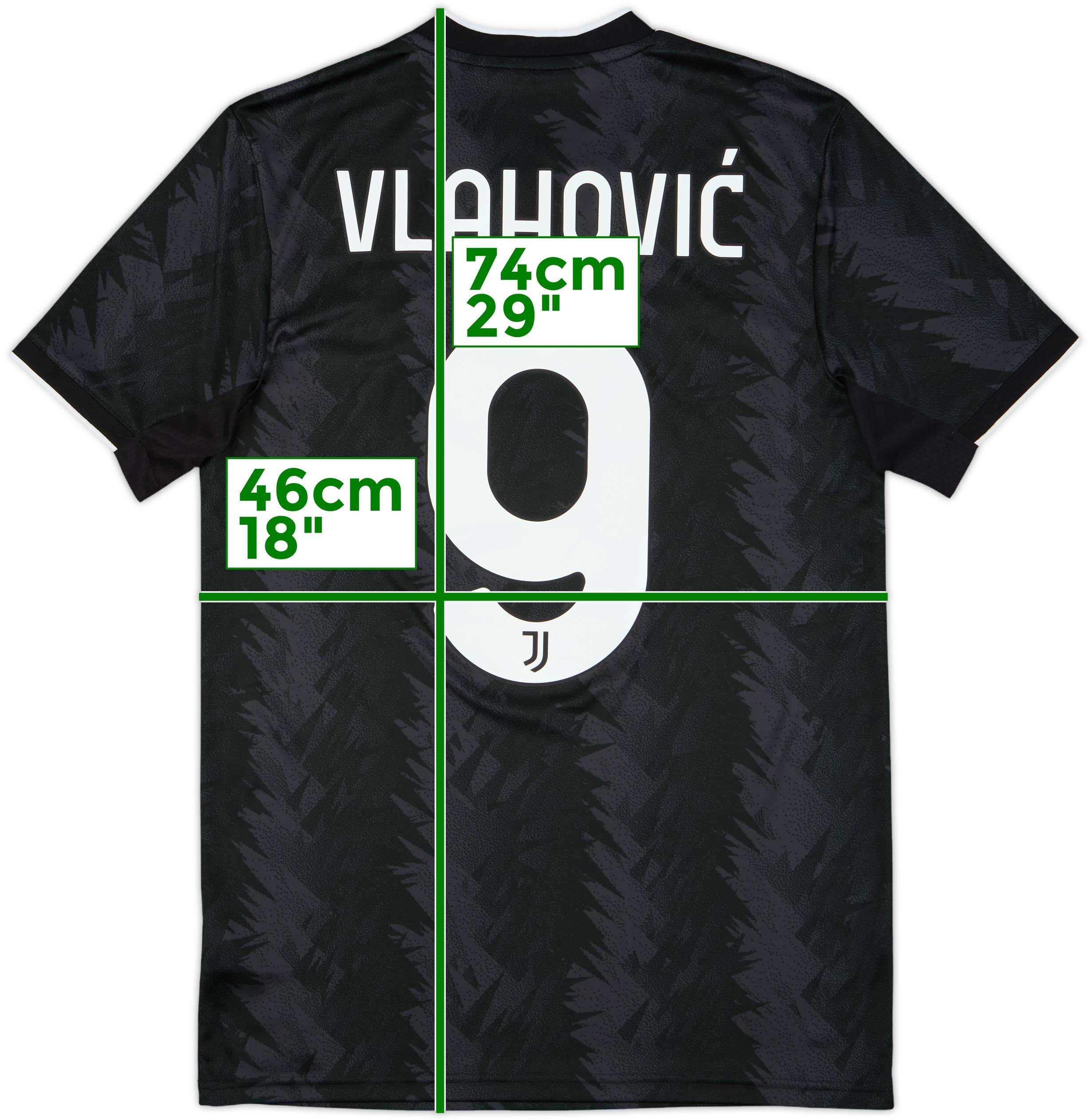 2022-23 Juventus Away Shirt Vlahovic #9 - 10/10 - (S)