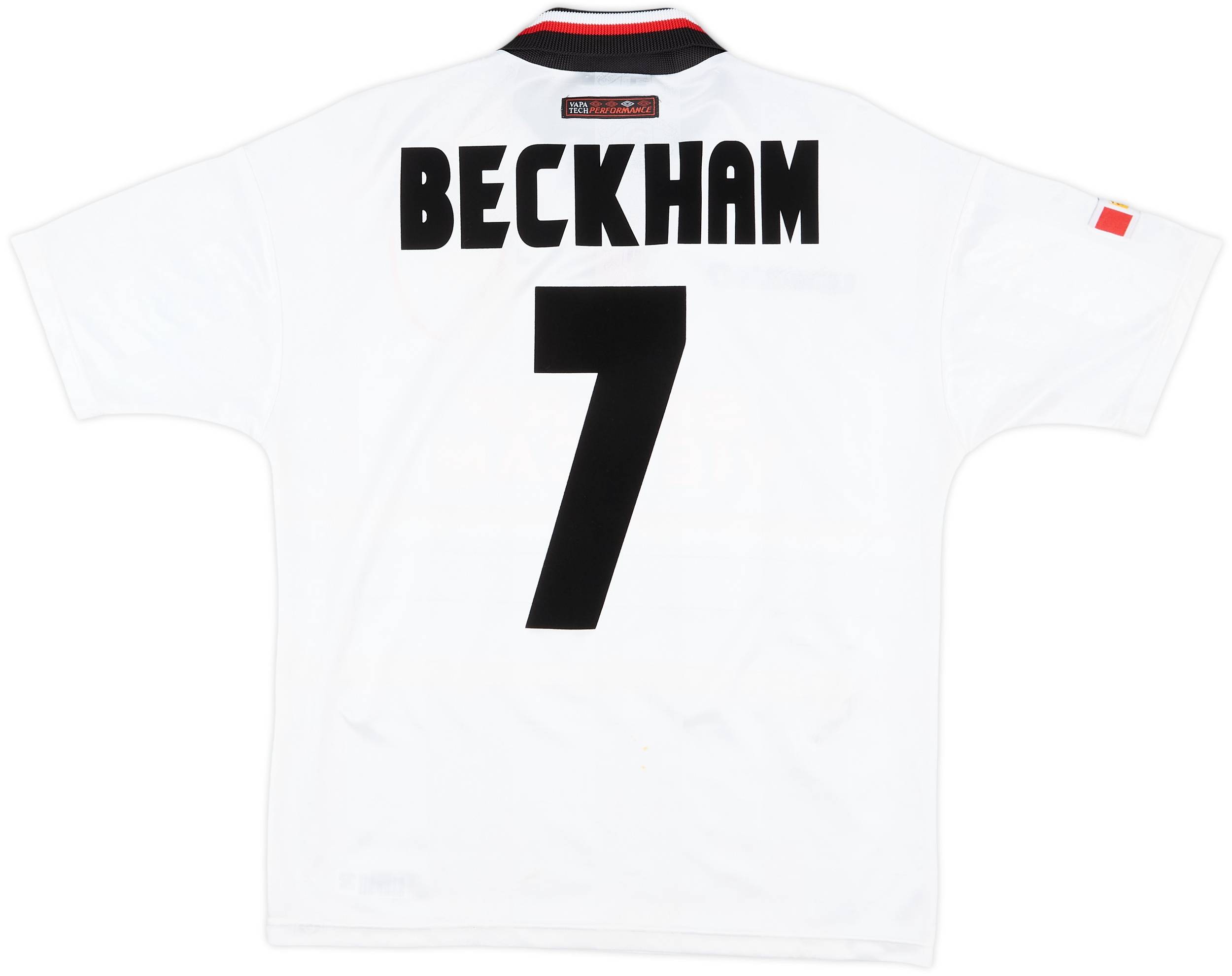 1997-99 Manchester United Away Shirt Beckham #7 - 9/10 - (Y)
