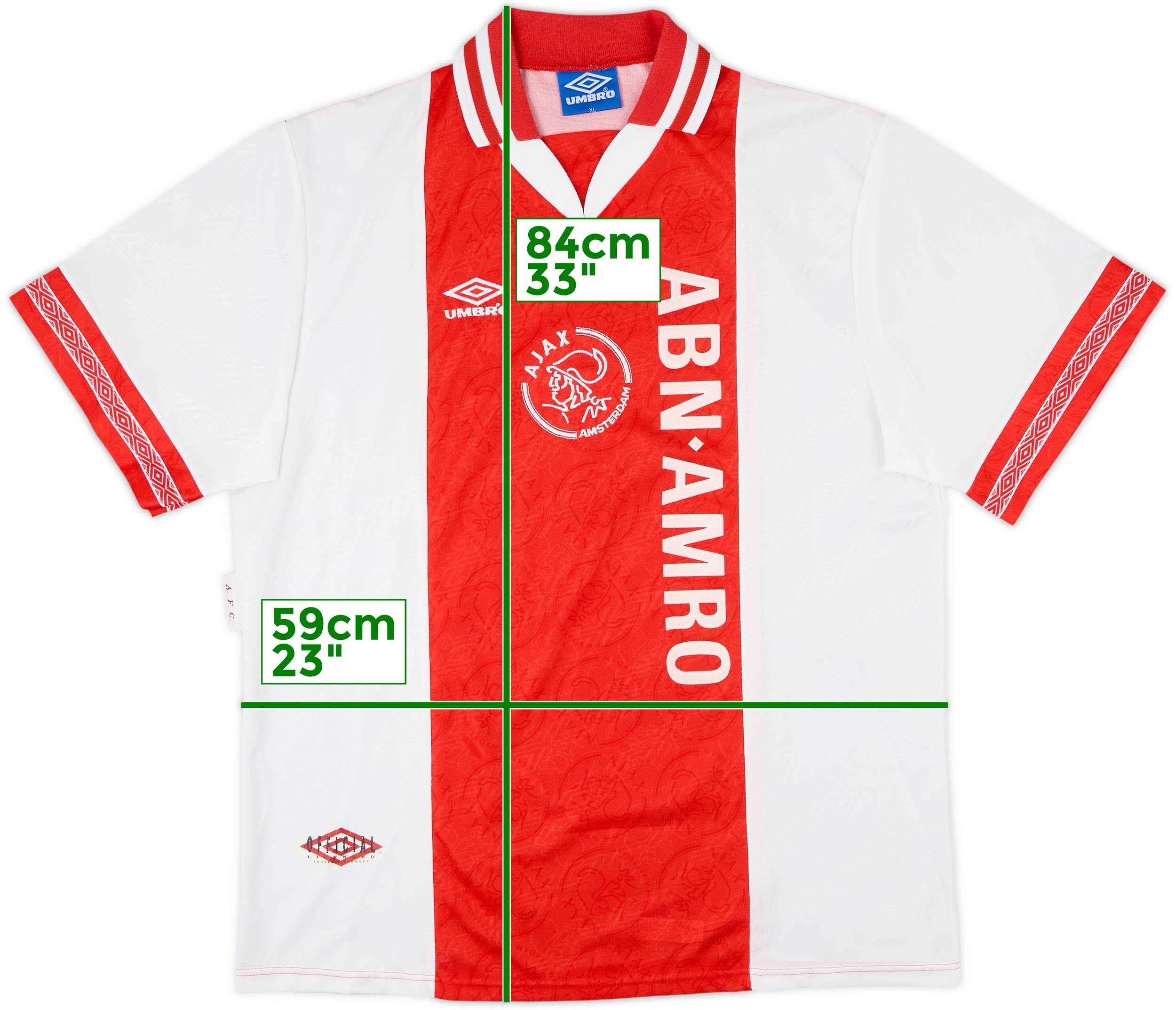 1994-95 Ajax Home Shirt - 9/10 - (XL)