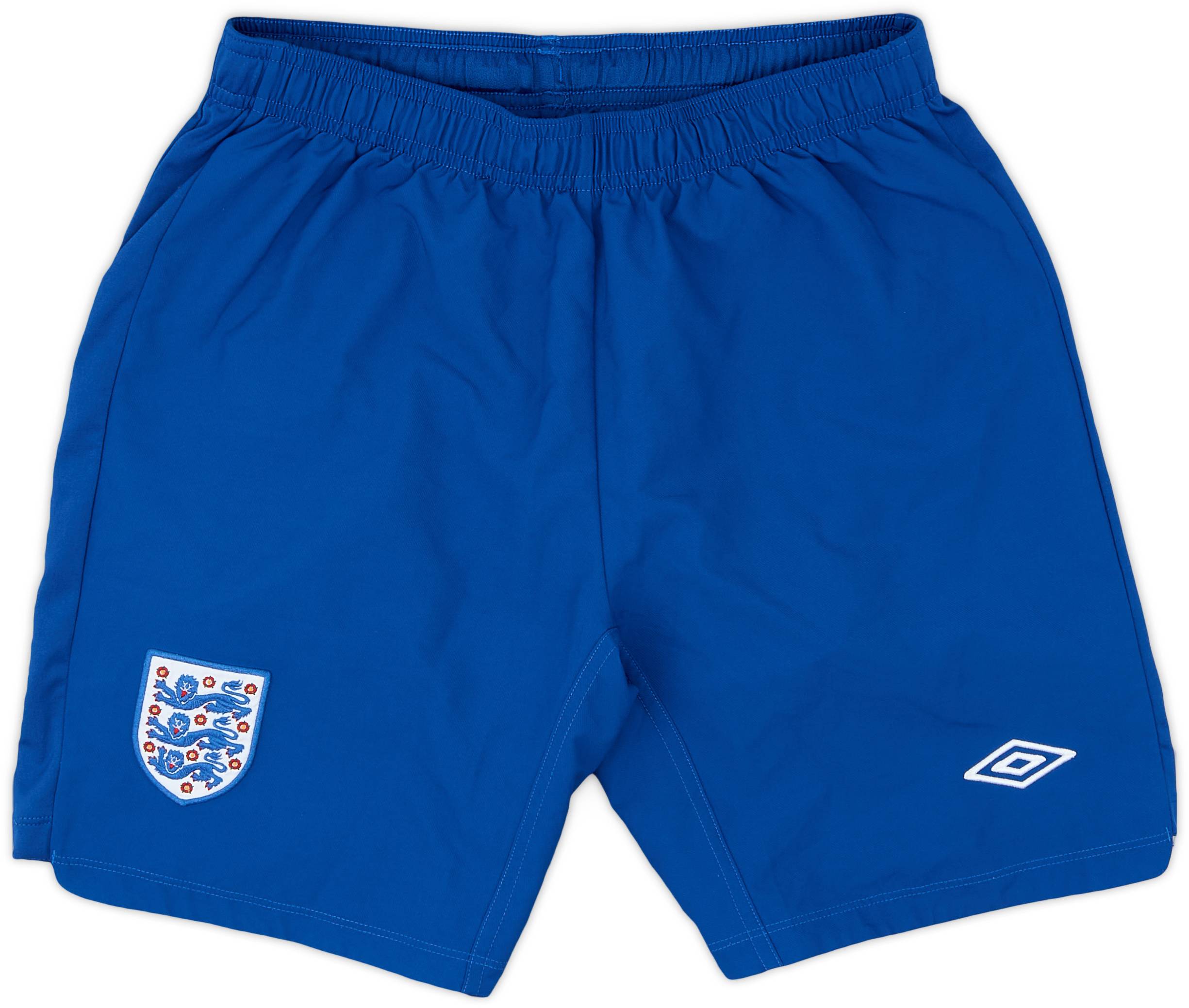 2010-11 England Home Shorts - 9/10 - (XL.Boys)