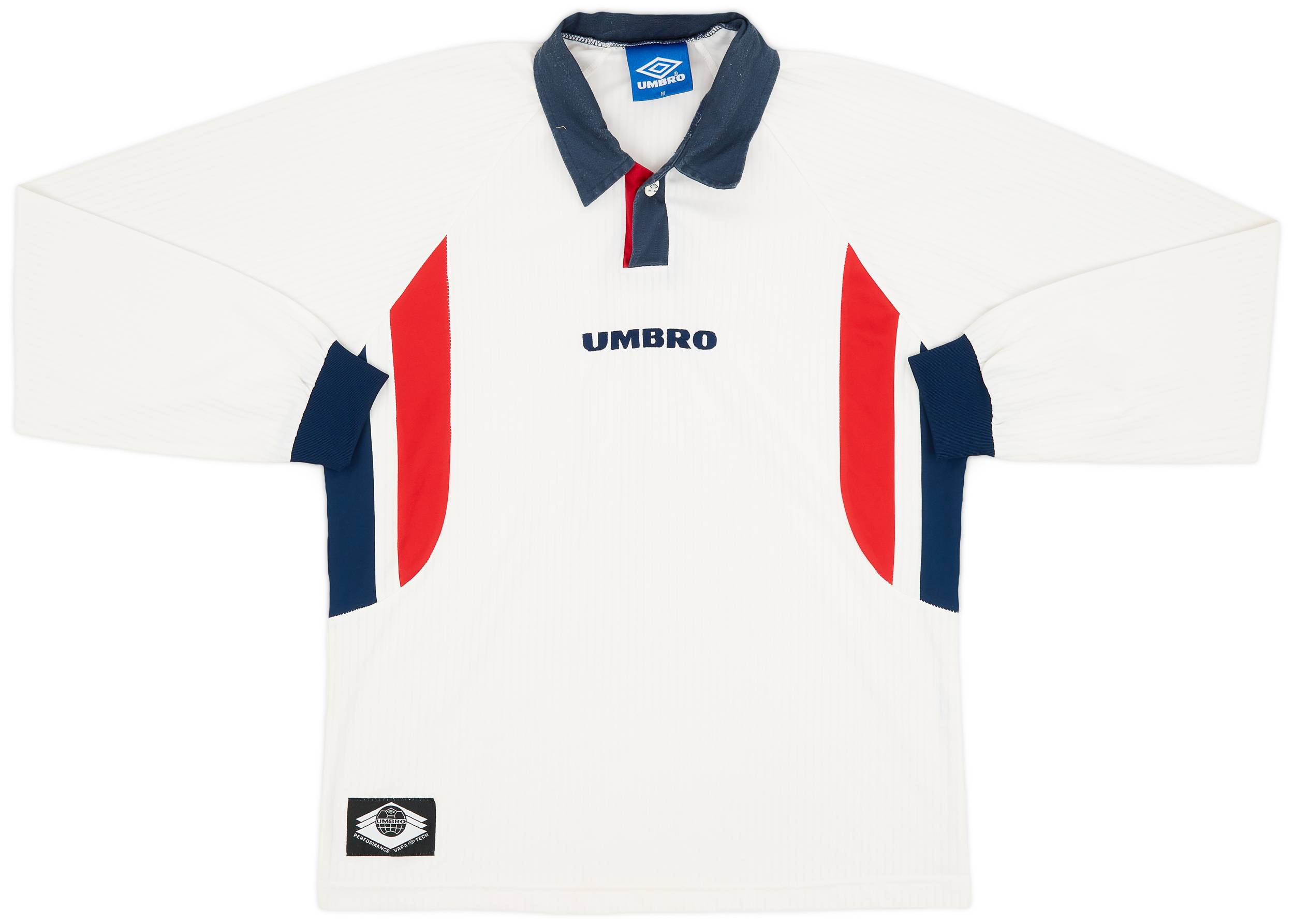 1998-00 Umbro Template L/S Shirt (England) - 7/10 - (M) 1998-00 Umbro Template L/S Shirt (England) - 7/10 - (M)