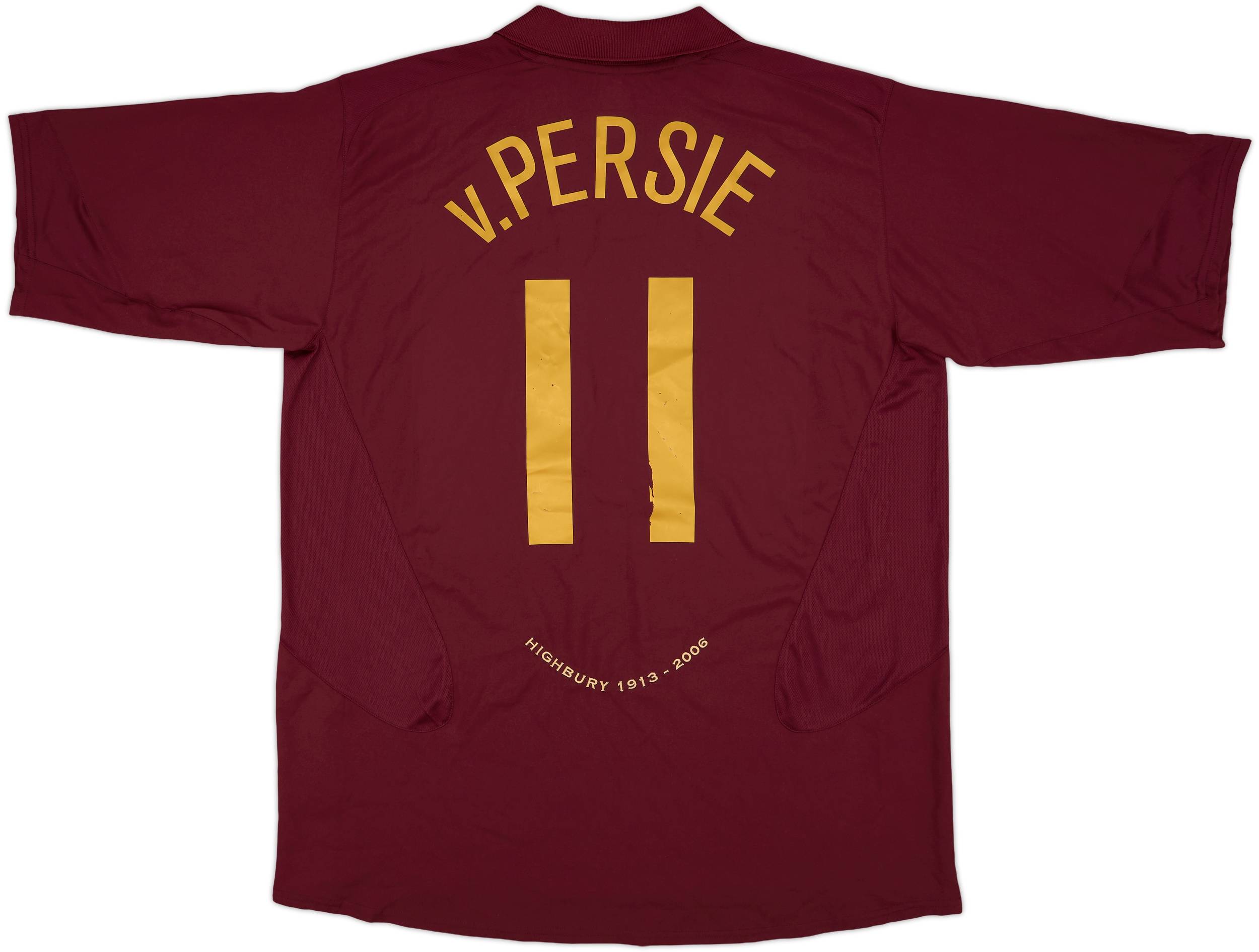 2005-06 Arsenal Home Shirt v.Persie #11 (XXL)