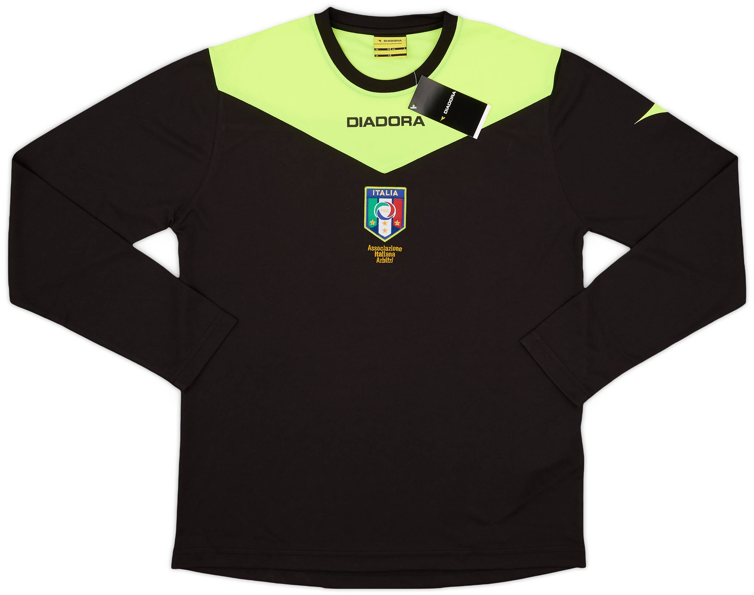 2015-16 Italy Diadora Referee Training L/S Shirt (S)