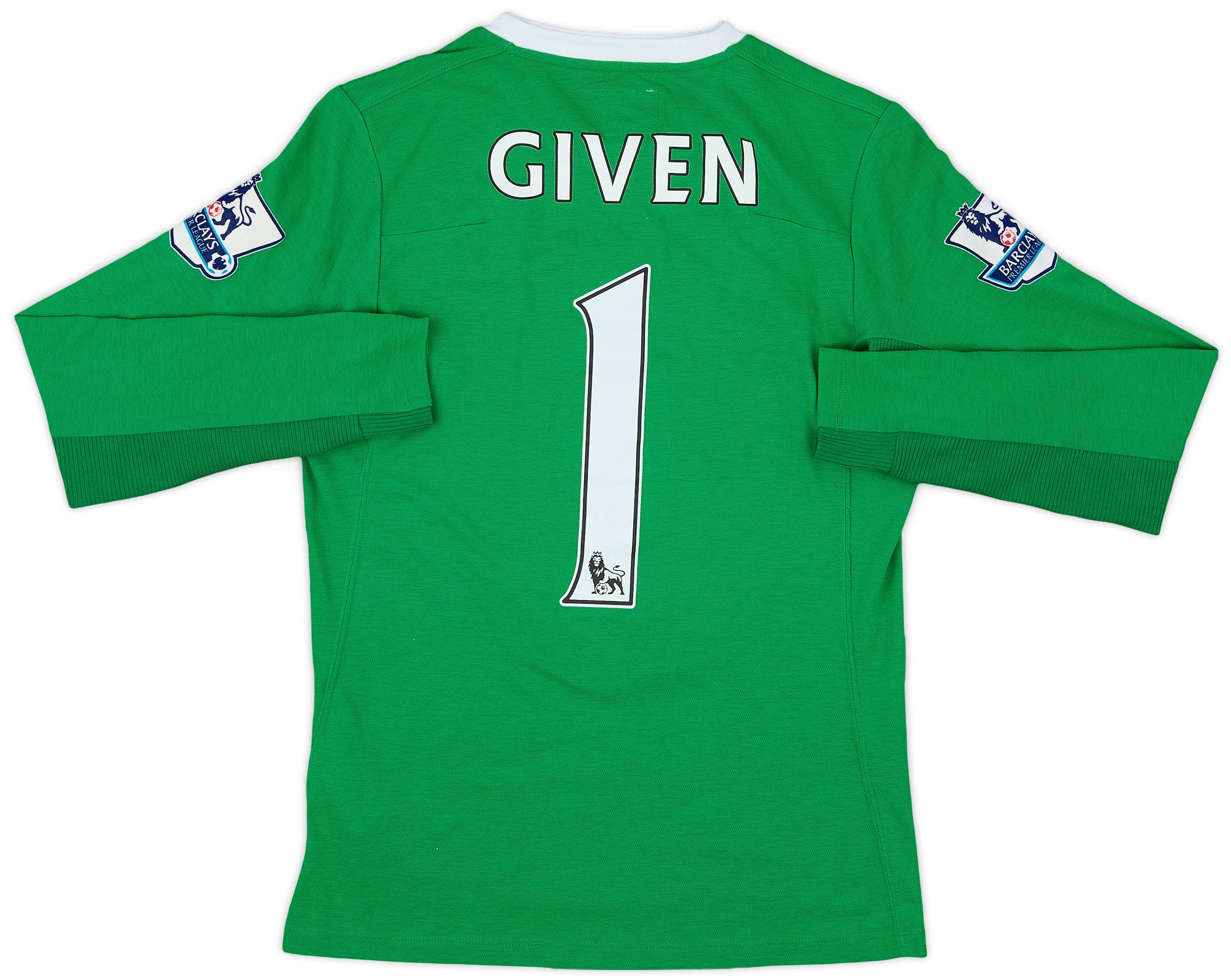 2009-10 Manchester City GK Shirt Given #1 - 5/10 - (L.Boys)