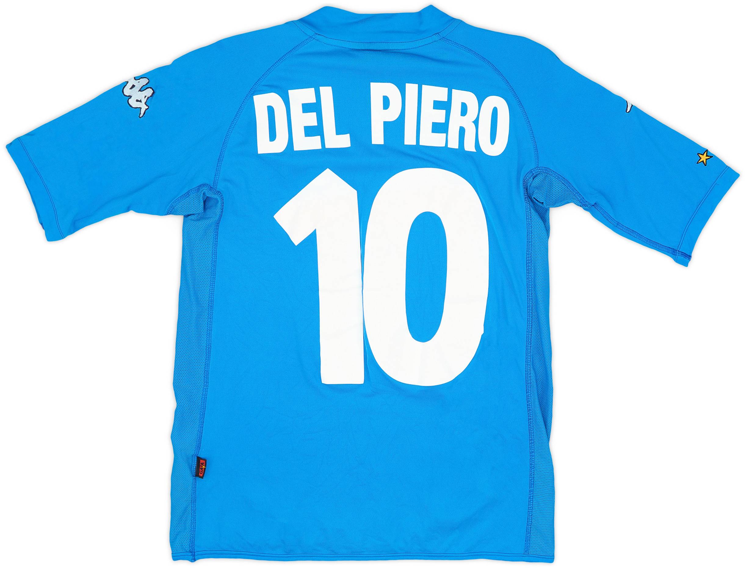 2002 Italy Home Shirt Del Piero #10 - 8/10 - (M)