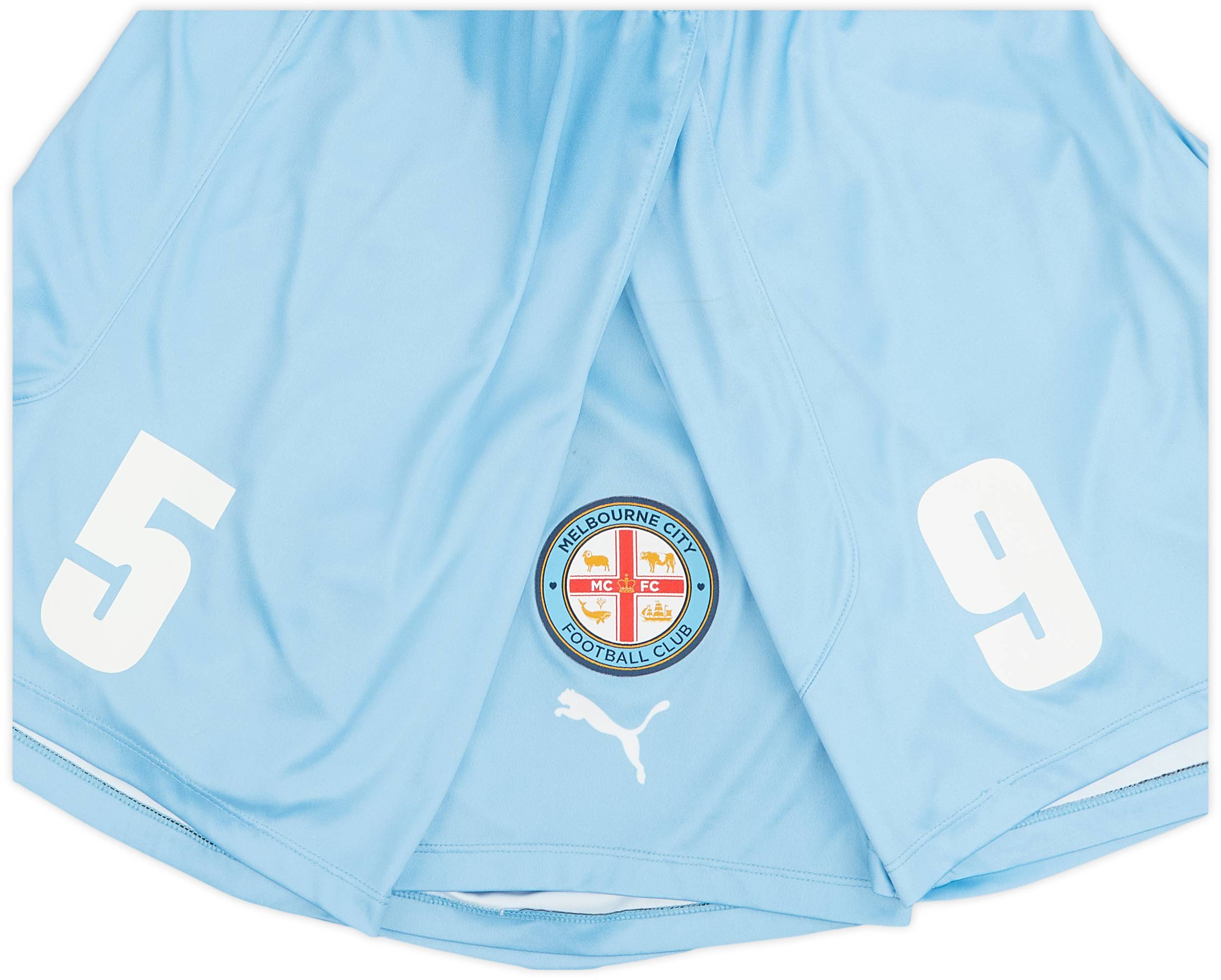2021-22 Melbourne City Match Issue Home Shorts # - 3/10