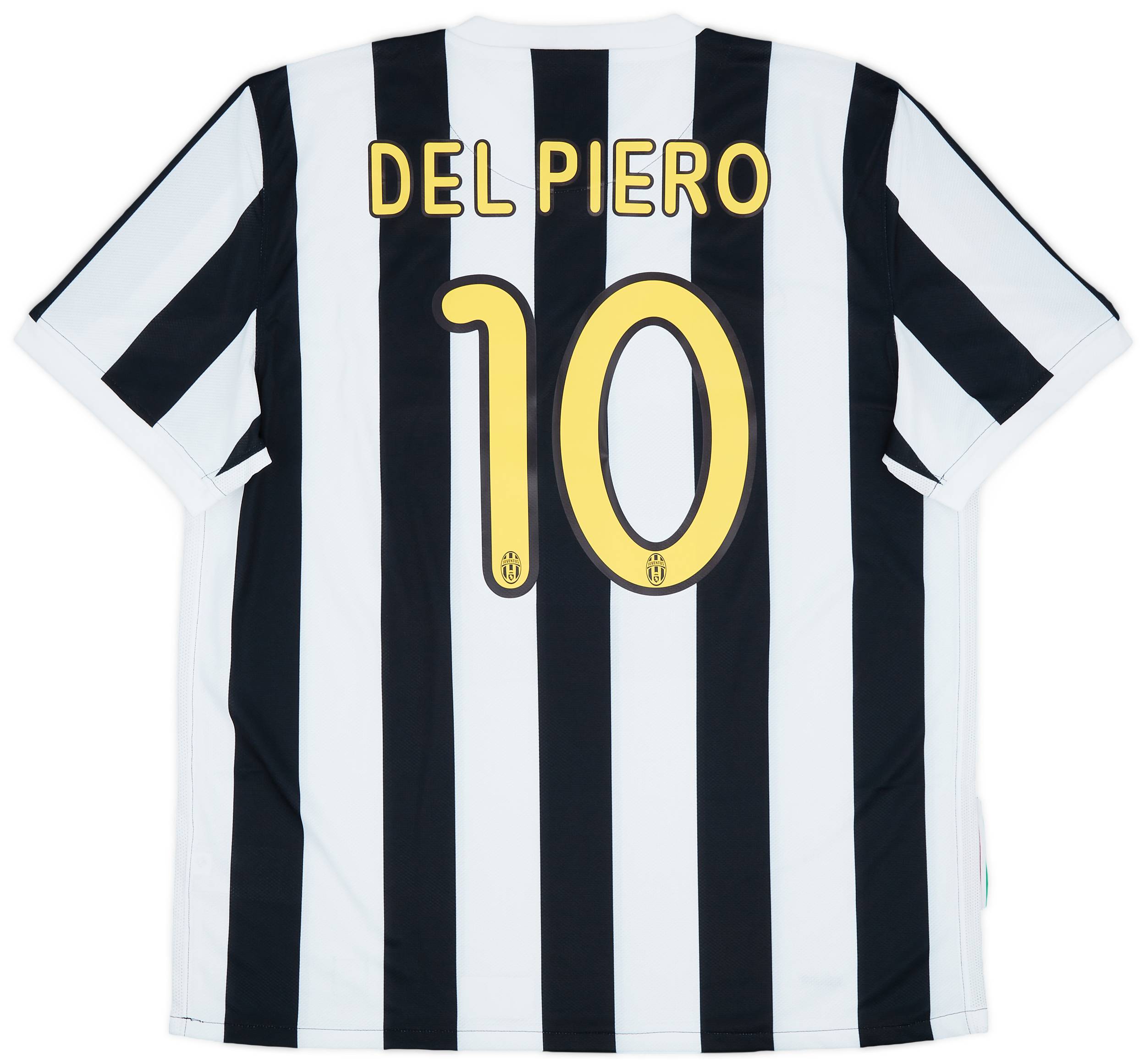 ウェア Juventus 2009-10 football shirt Home 2009-10 Juventus Home Shirt Del Piero #10 (XL)