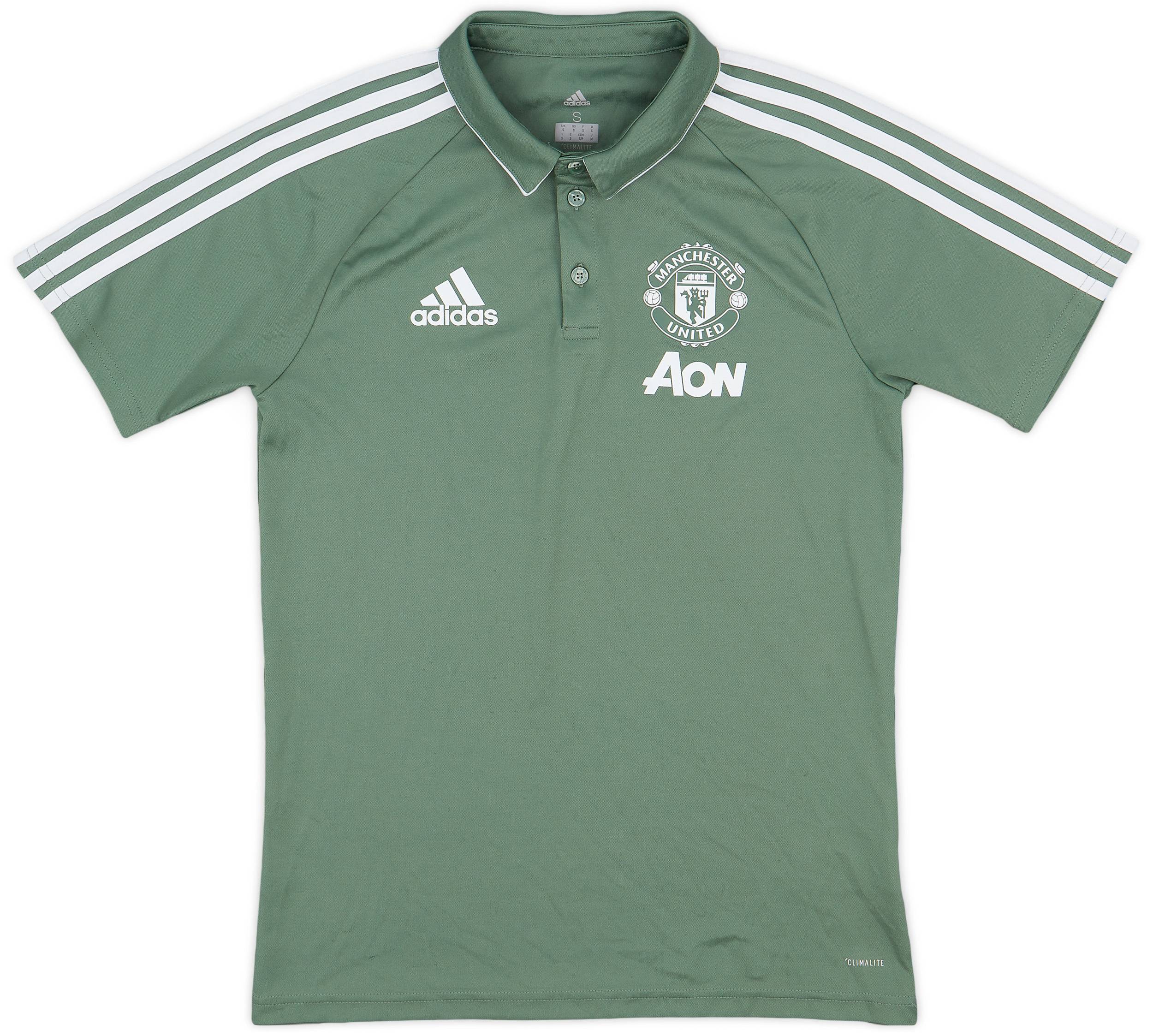 2017-18 Manchester United adidas Polo Shirt - 9/10 - (S)